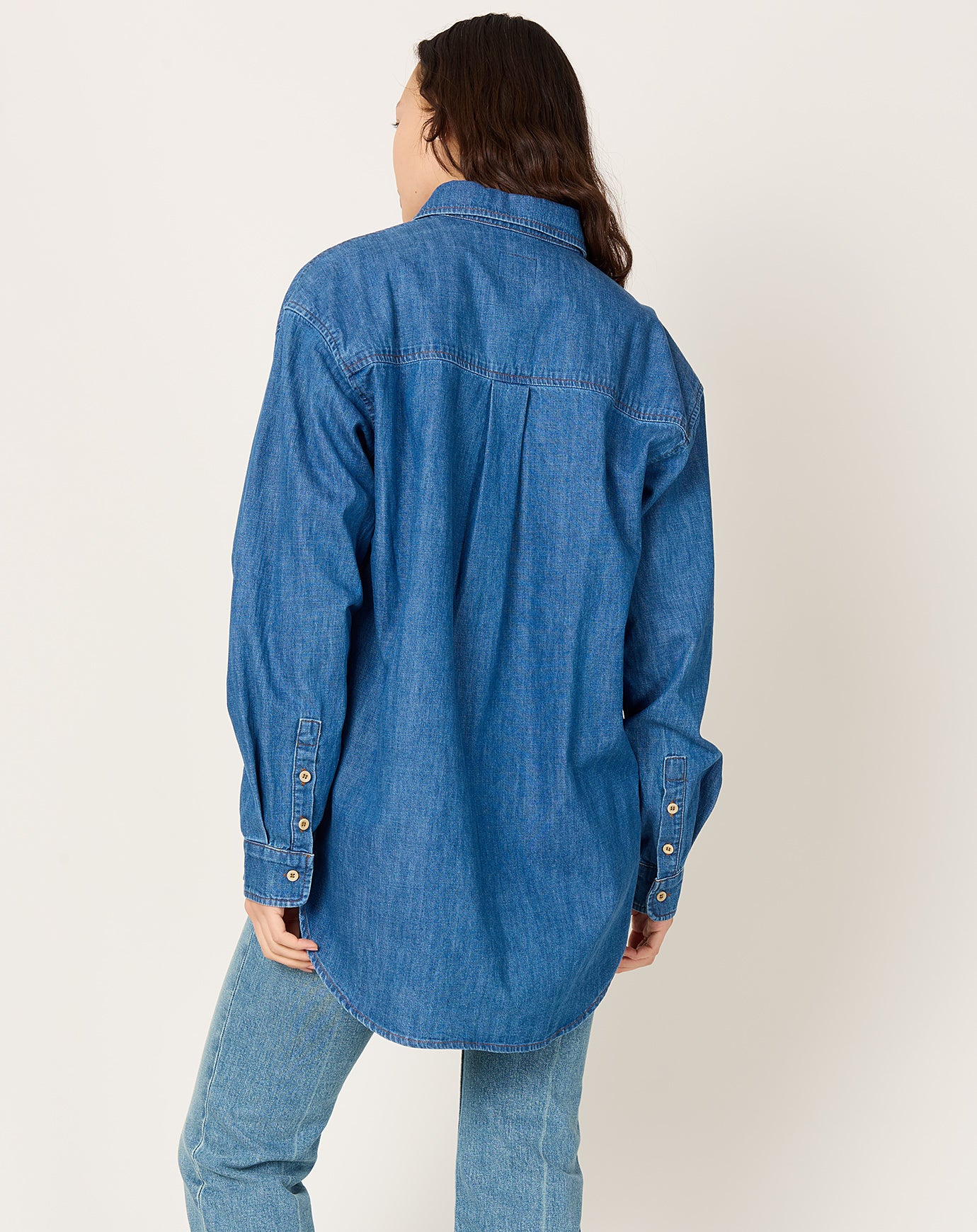Jamie Haller Essential Shirt in Farrah Indigo