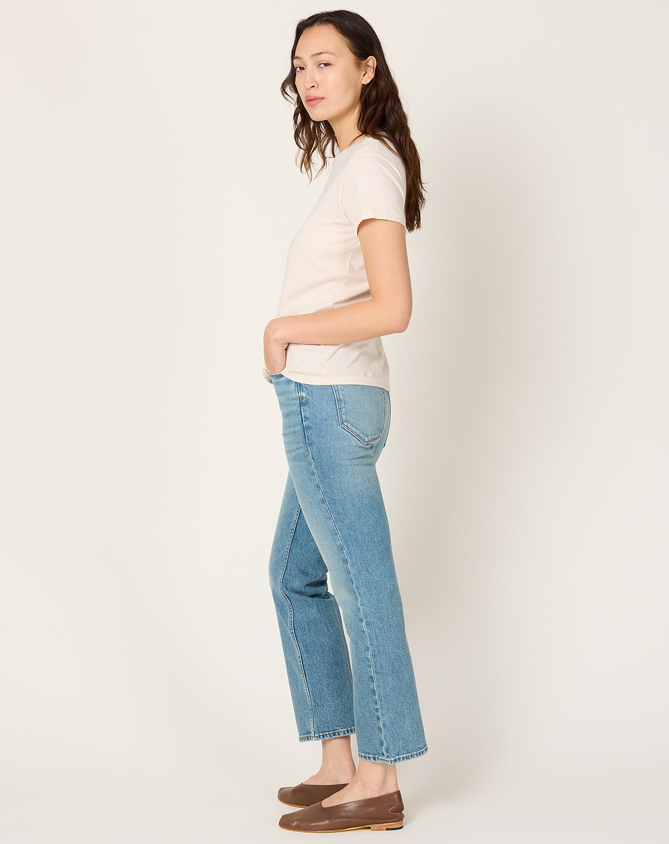 Jamie Haller Kenickie in Worn Indigo