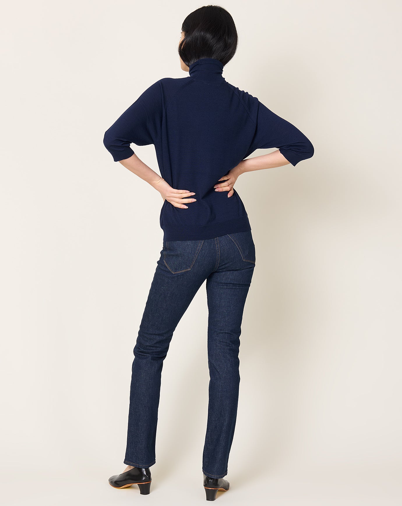 Jamie Haller Slim Stovepipe Jean in Raw Rinse