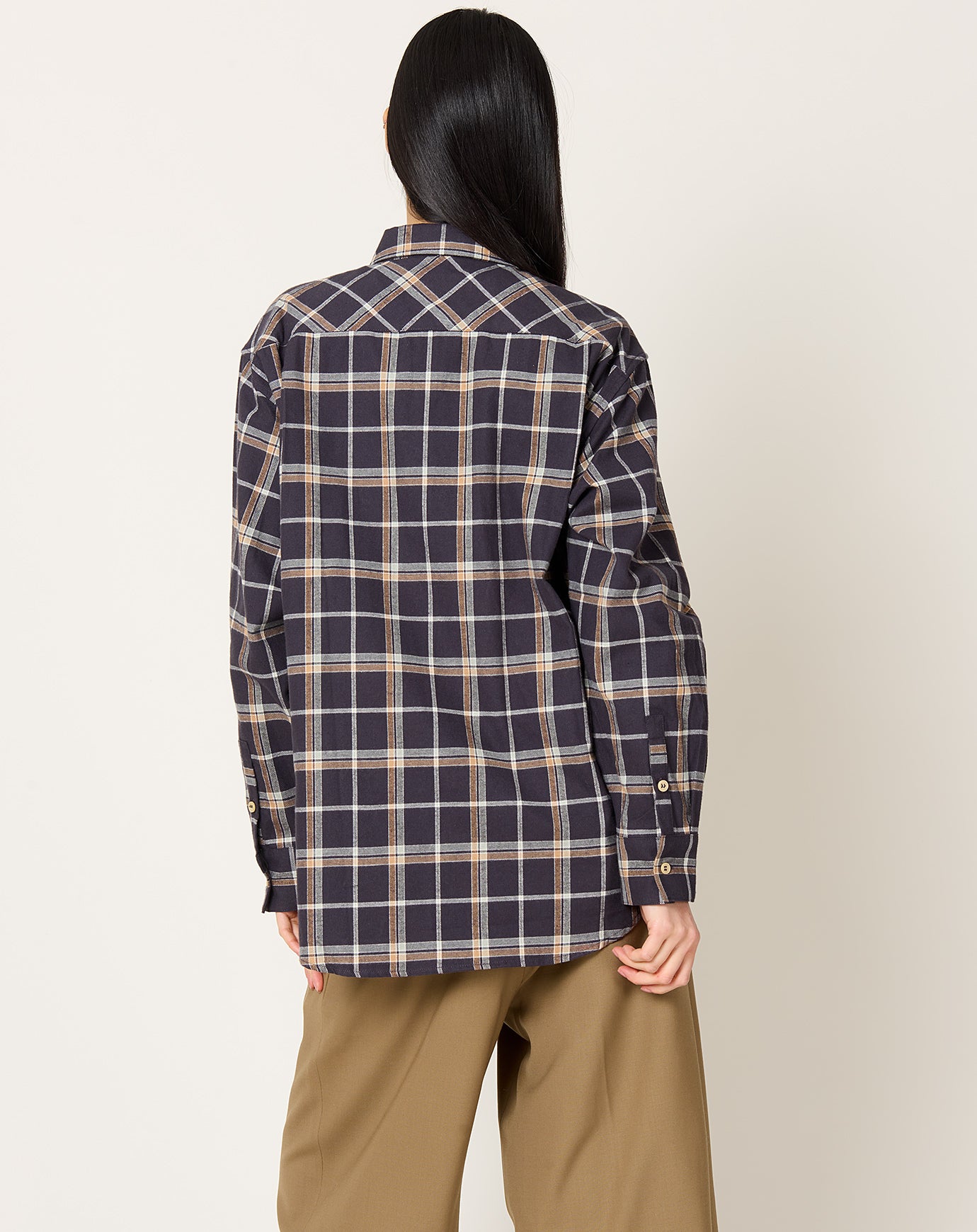 Jamie Haller Weekend Shirt in Charcoal Plaid
