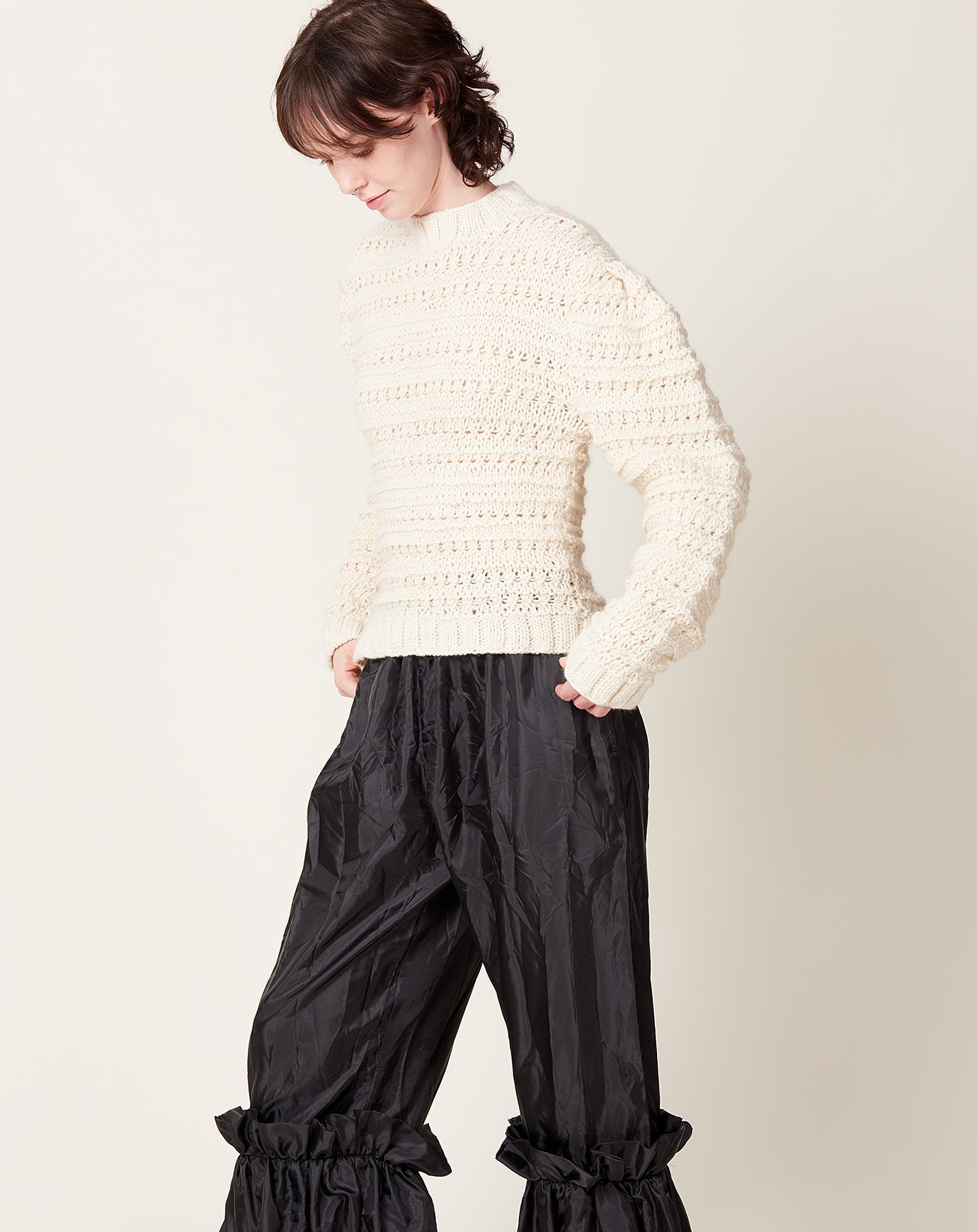 JUD Catwick Sweater in Ecru