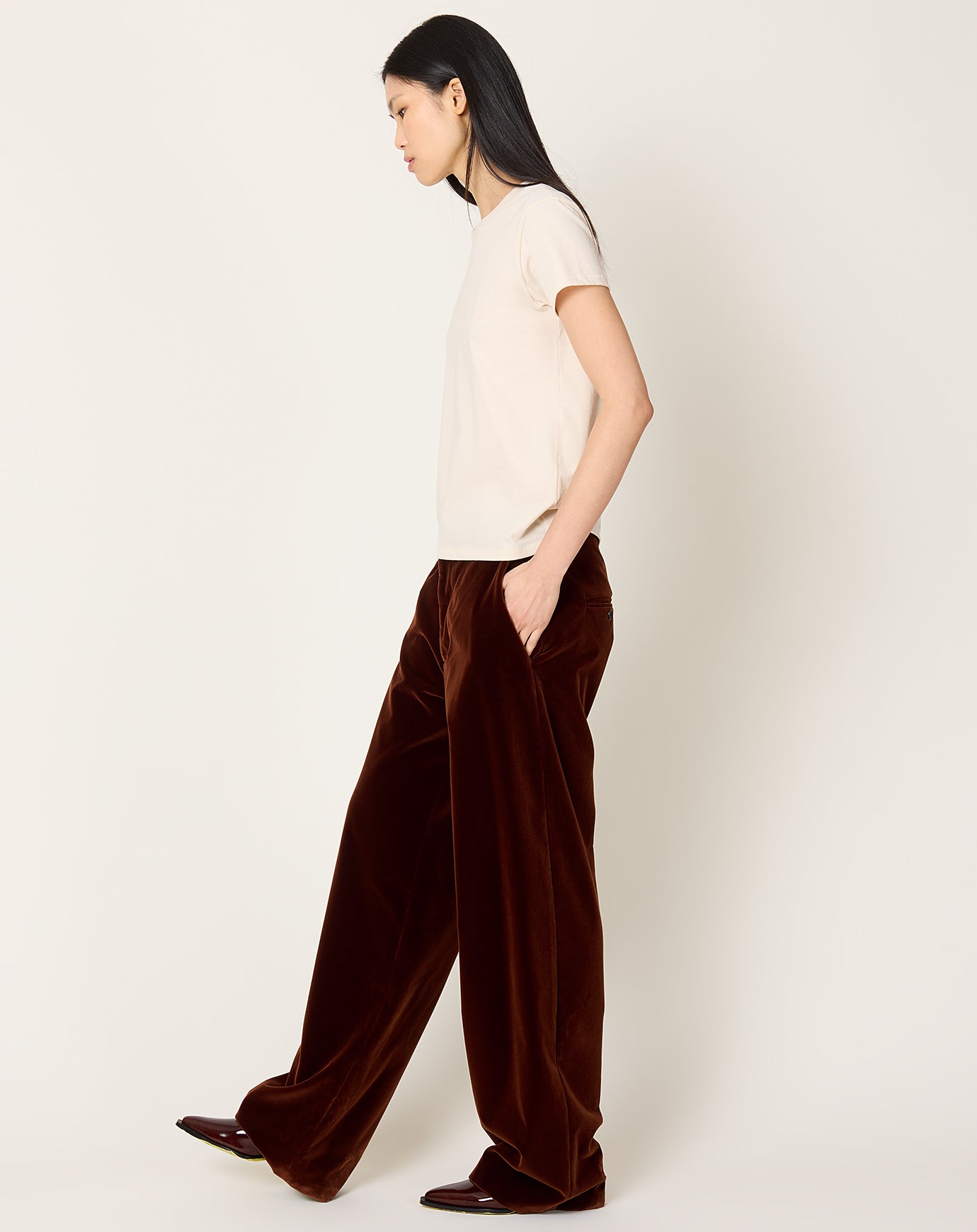 Kallmeyer Column Leg Trouser in Rust