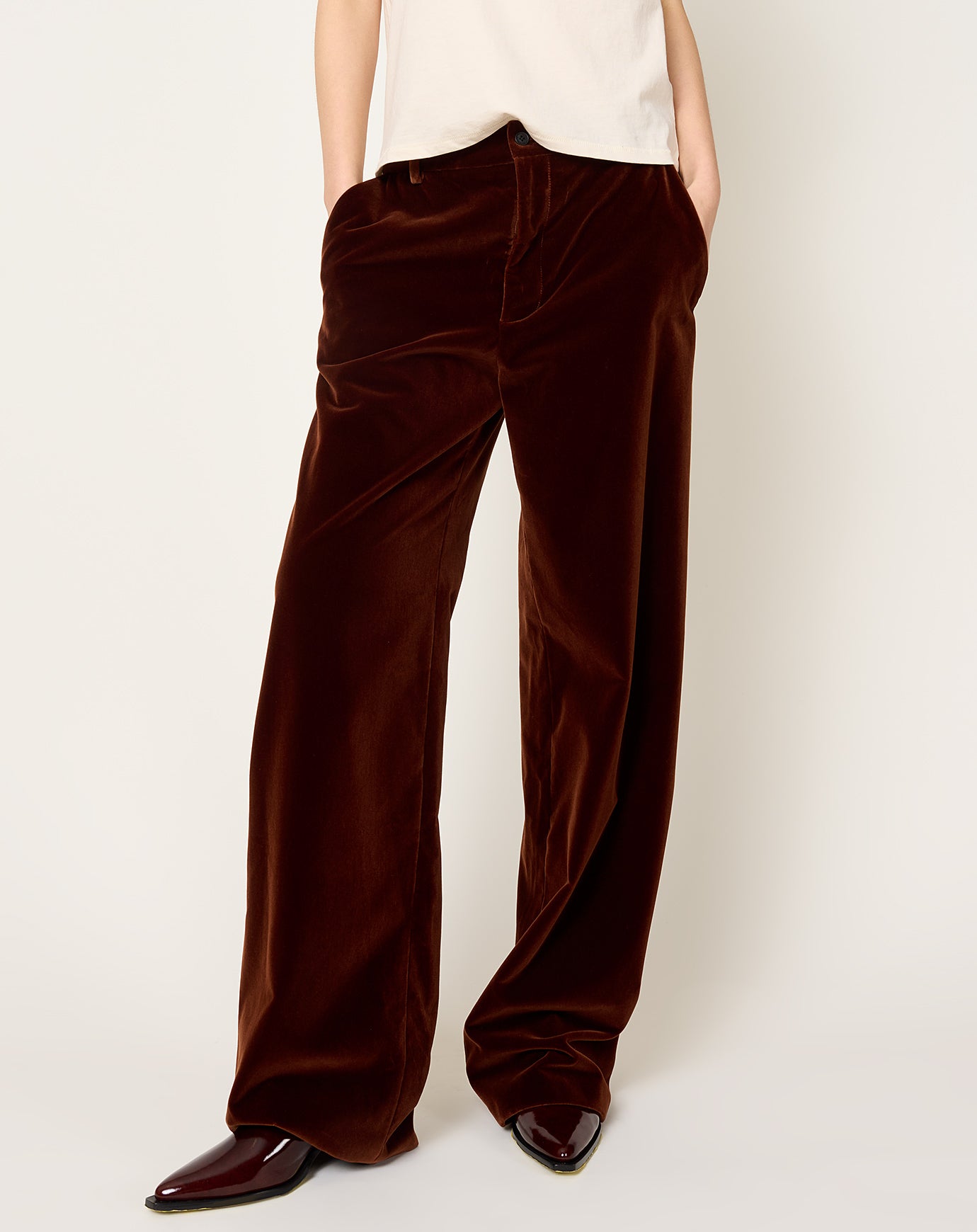 Kallmeyer Column Leg Trouser in Rust