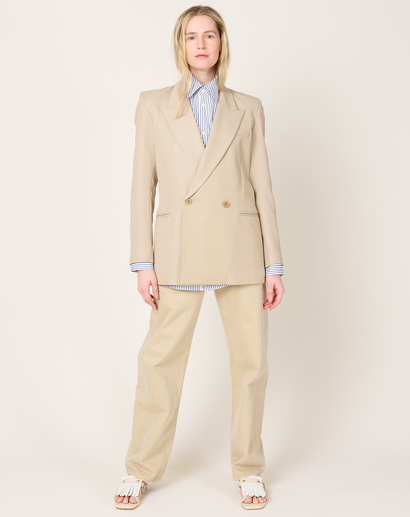 Kallmeyer Emilio Tuxedo Blazer in Khaki