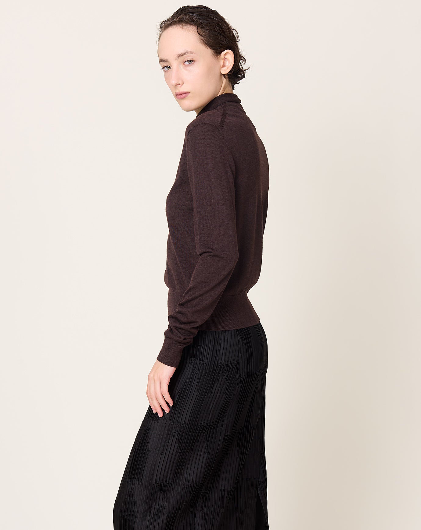 Kallmeyer Idris Turtleneck in Cacao