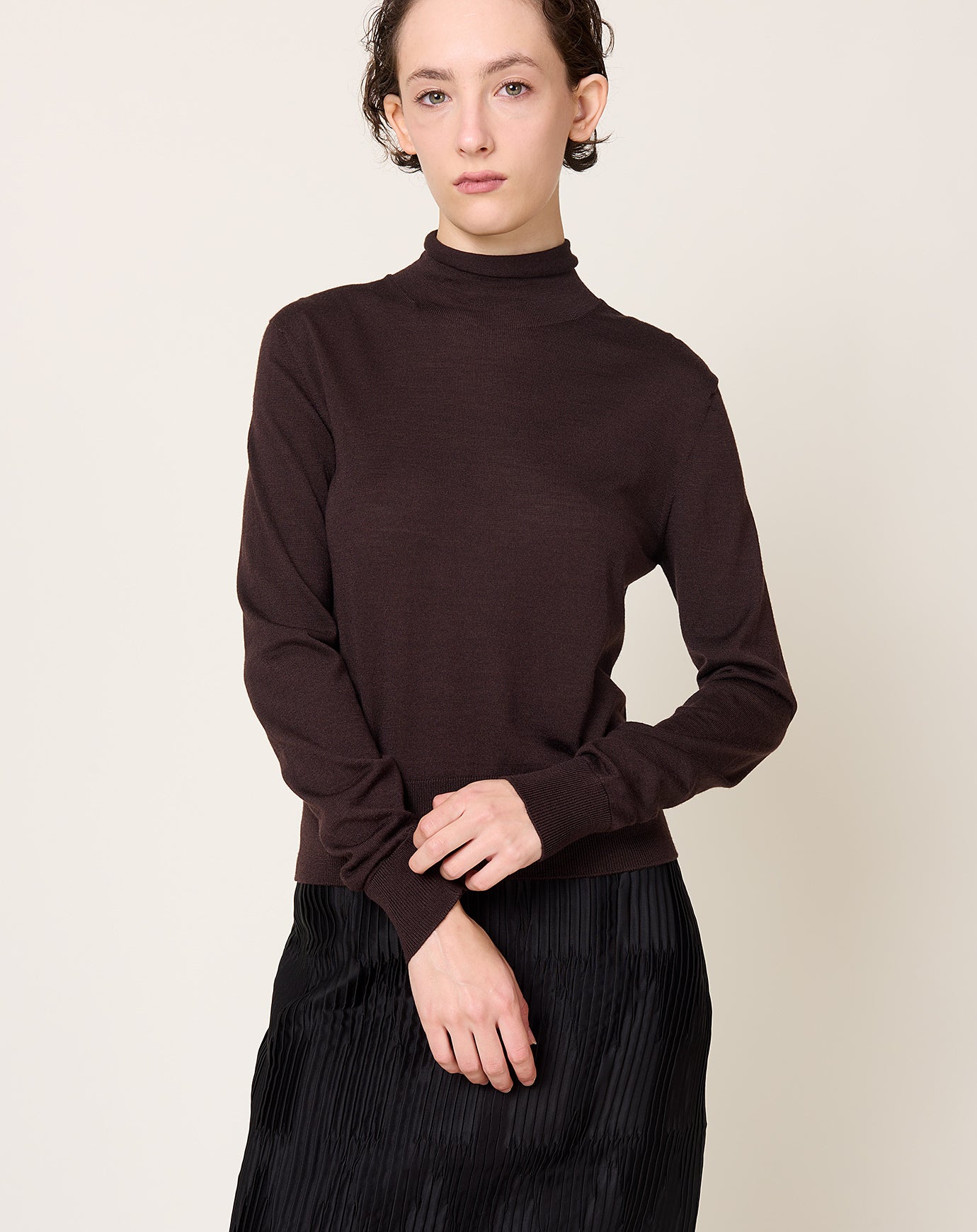 Kallmeyer Idris Turtleneck in Cacao