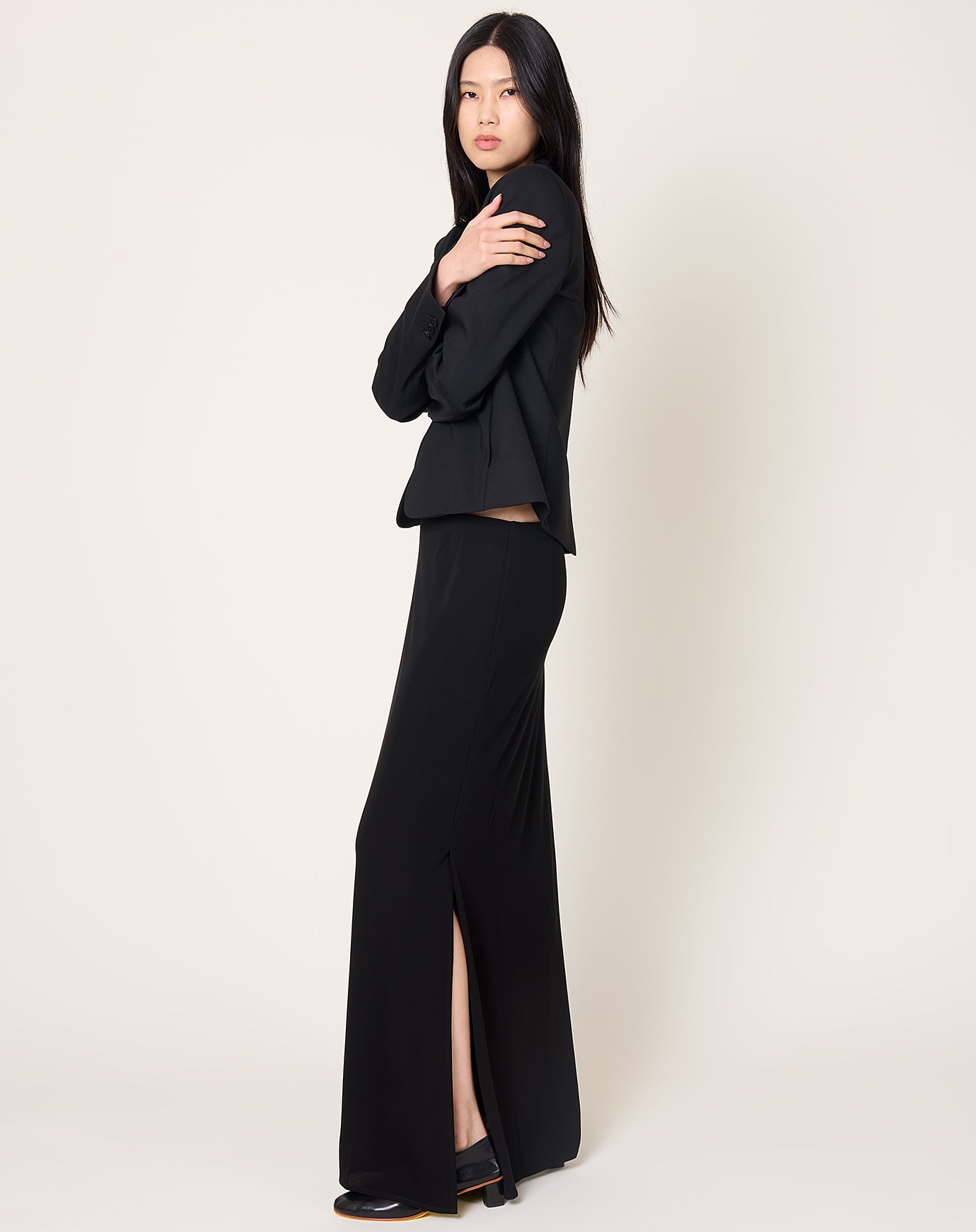 Kallmeyer Iman Shrunken Blazer in Black