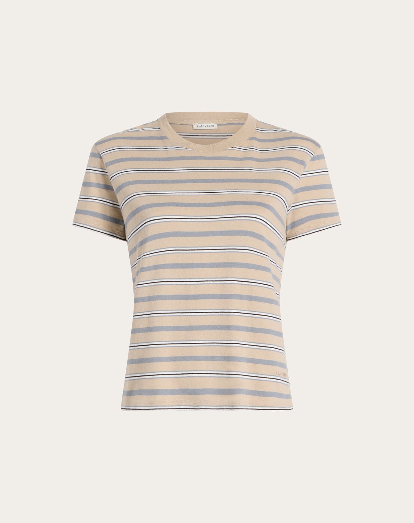Kallmeyer Kenzie T-Shirt in Almond Stripe