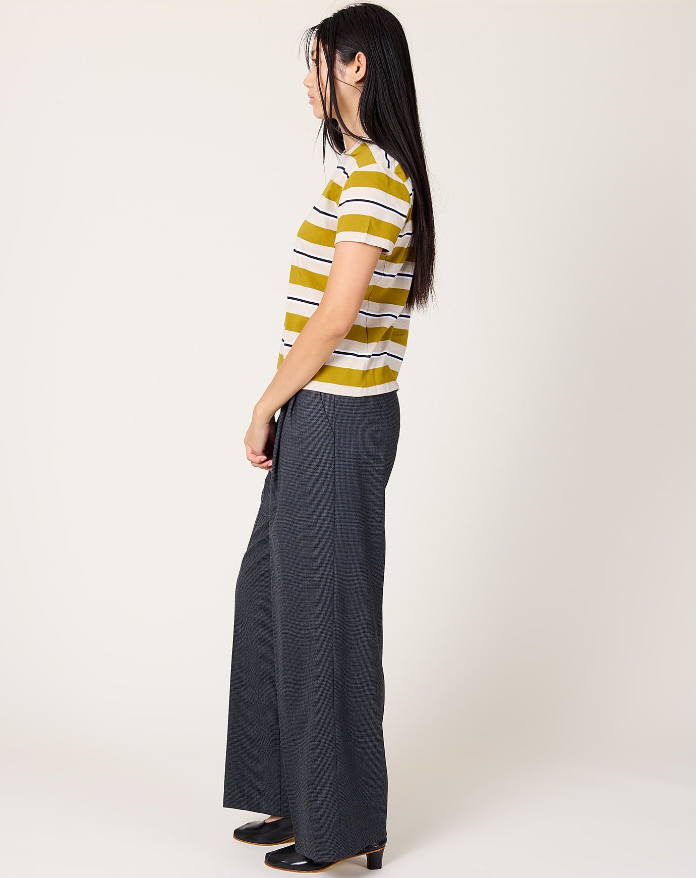Kallmeyer Kenzie T-Shirt in Goldenrod Stripe