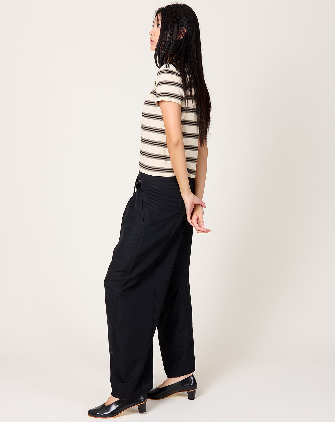 Kallmeyer Kenzie T-Shirt in Mink Stripe