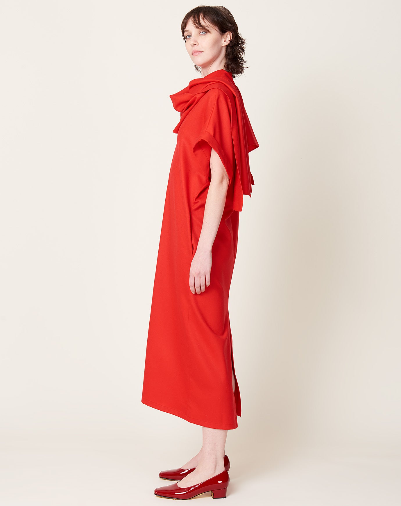 Kallmeyer Myra Long Dress in Scarlet