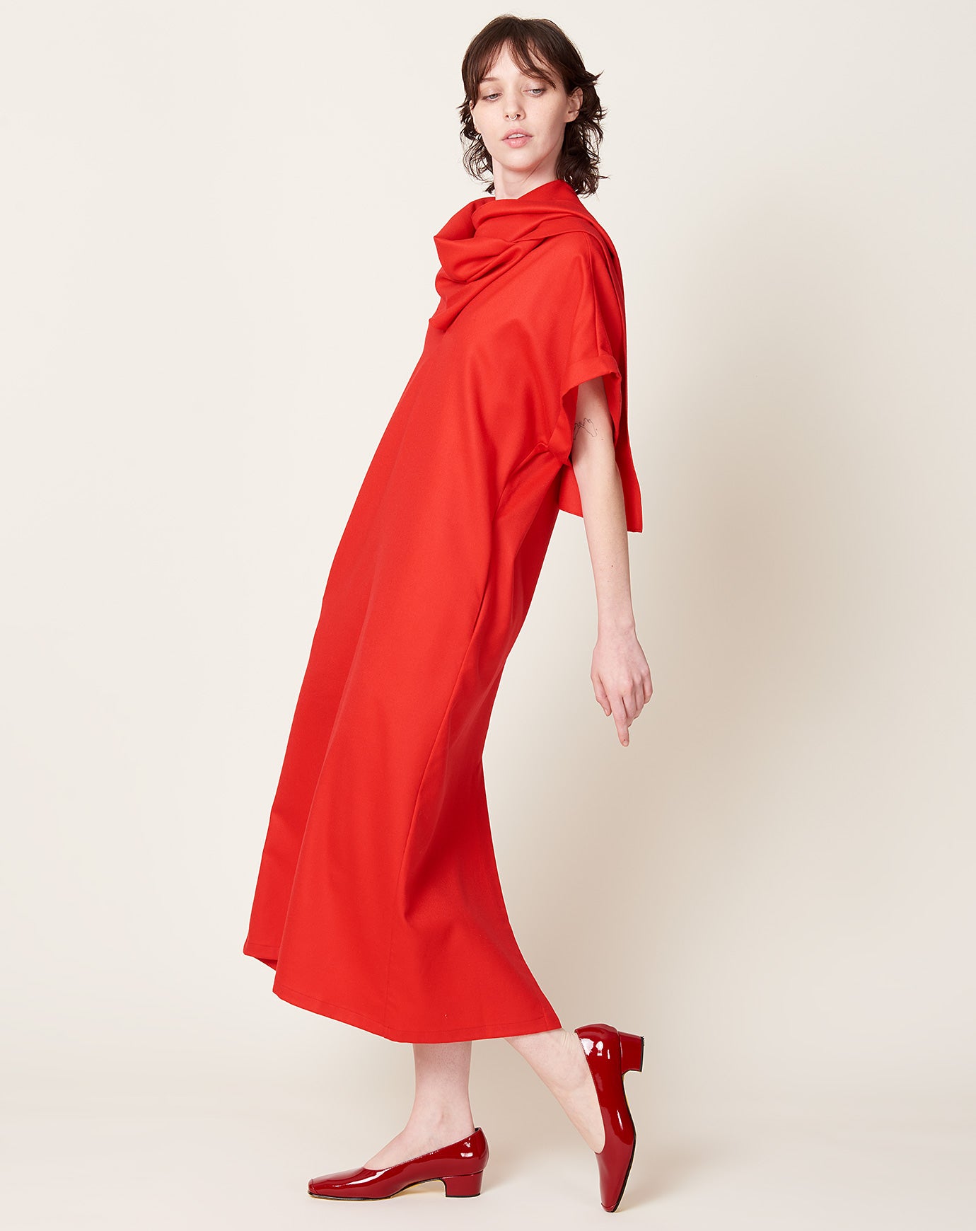 Kallmeyer Myra Long Dress in Scarlet