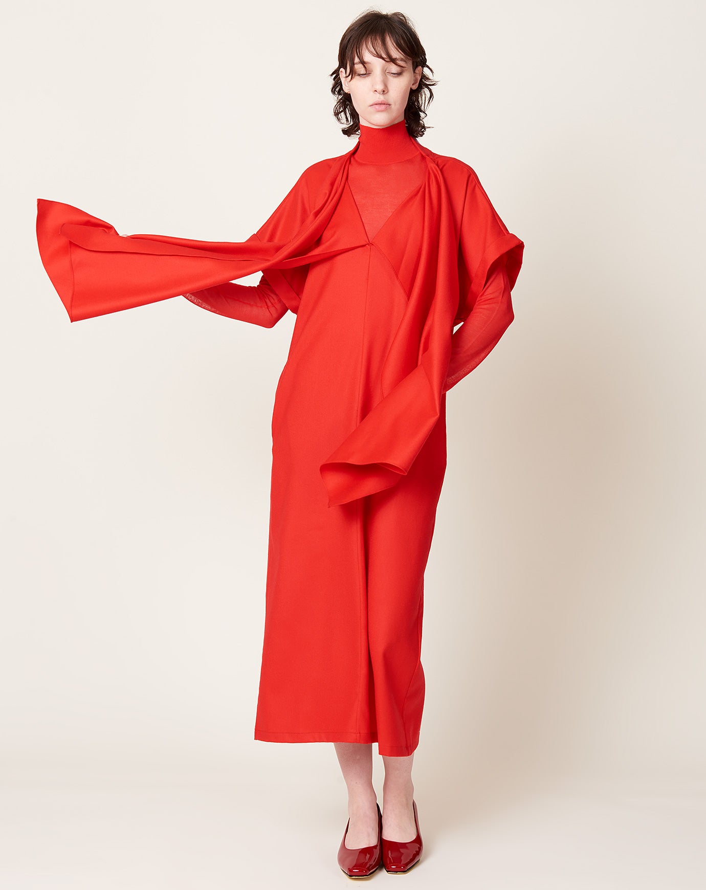 Kallmeyer Myra Long Dress in Scarlet