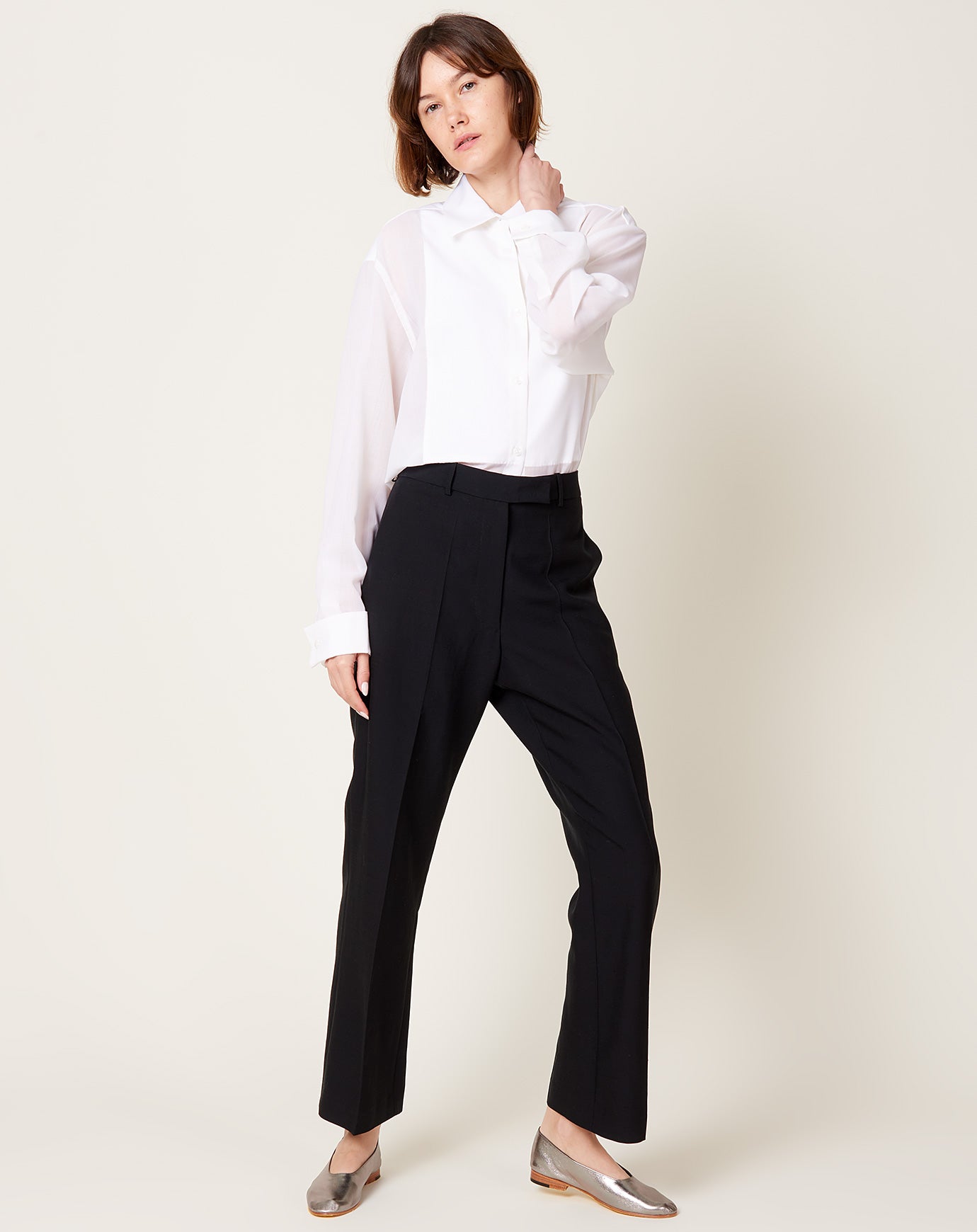 Kallmeyer Nora Tuxedo Trouser in Black