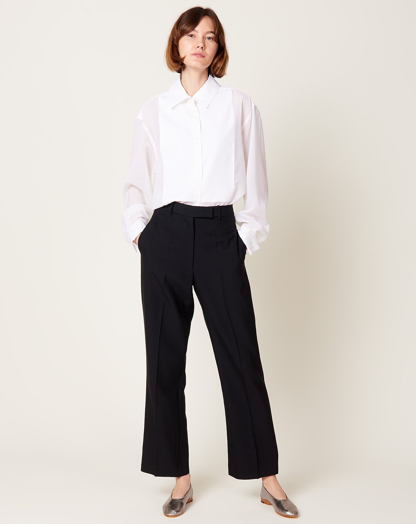 Kallmeyer Nora Tuxedo Trouser in Black