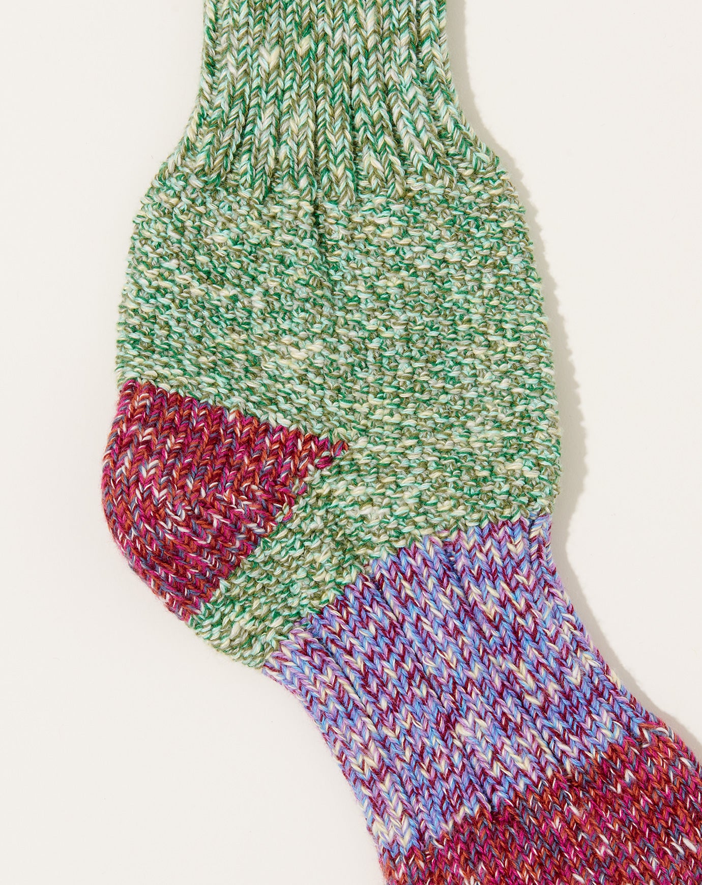 Kapital 56 Slub Yarns POP Socks in Green