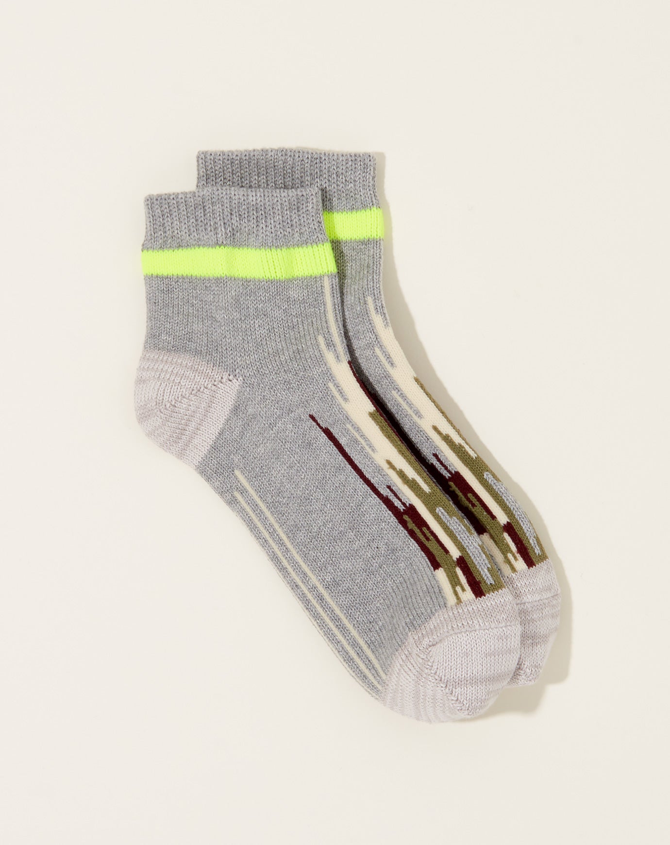 Kapital 84 Yarns ORTEGA Ankle Socks in Grey