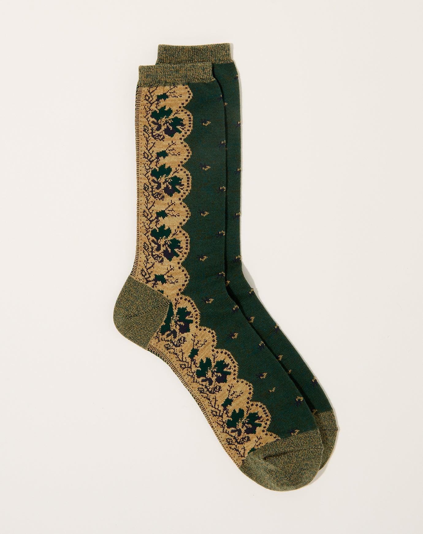 Kapital 144 Yarns Rockwell Bandanna Socks in Green