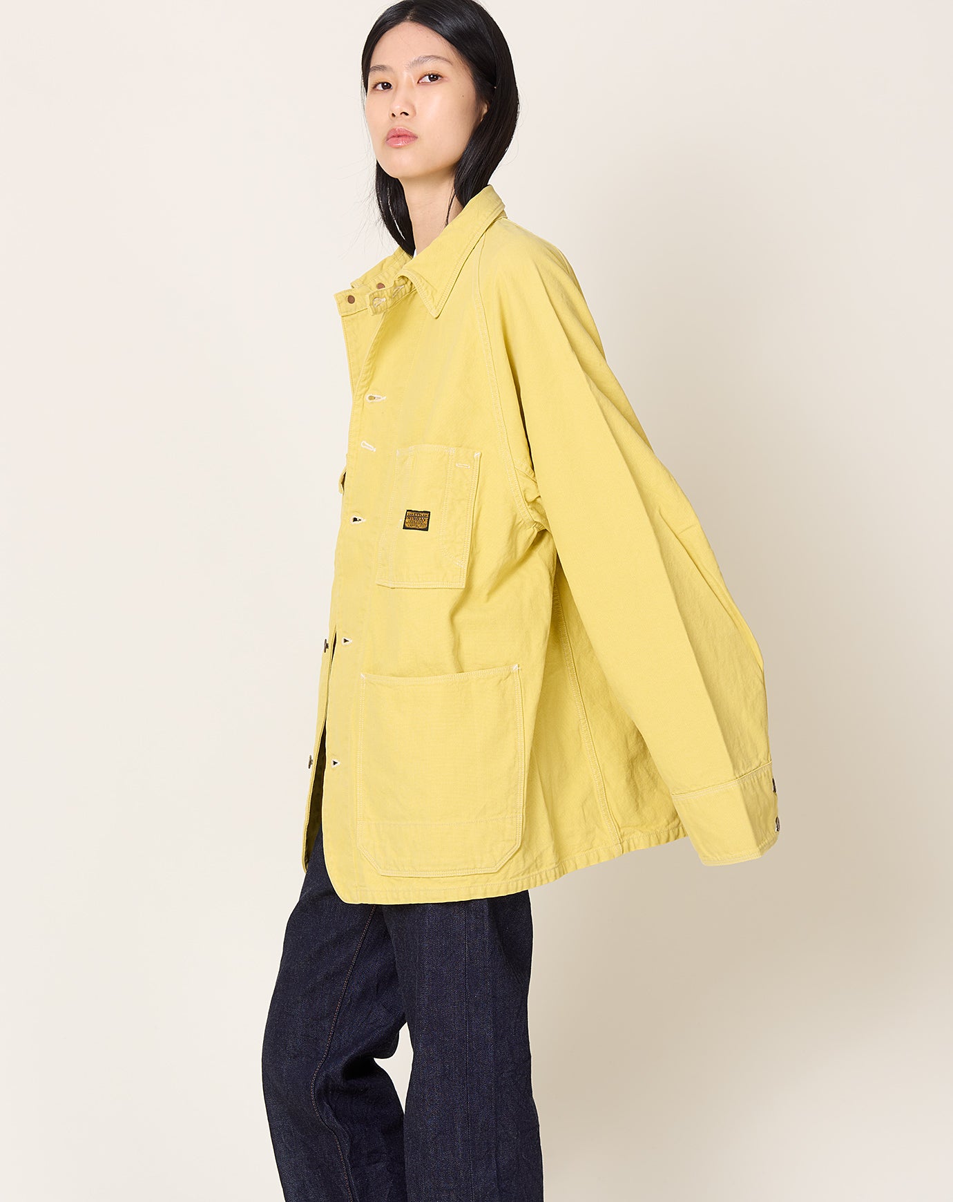 Kapital Canvas CACTUS Coverall in Sunfade Yellow