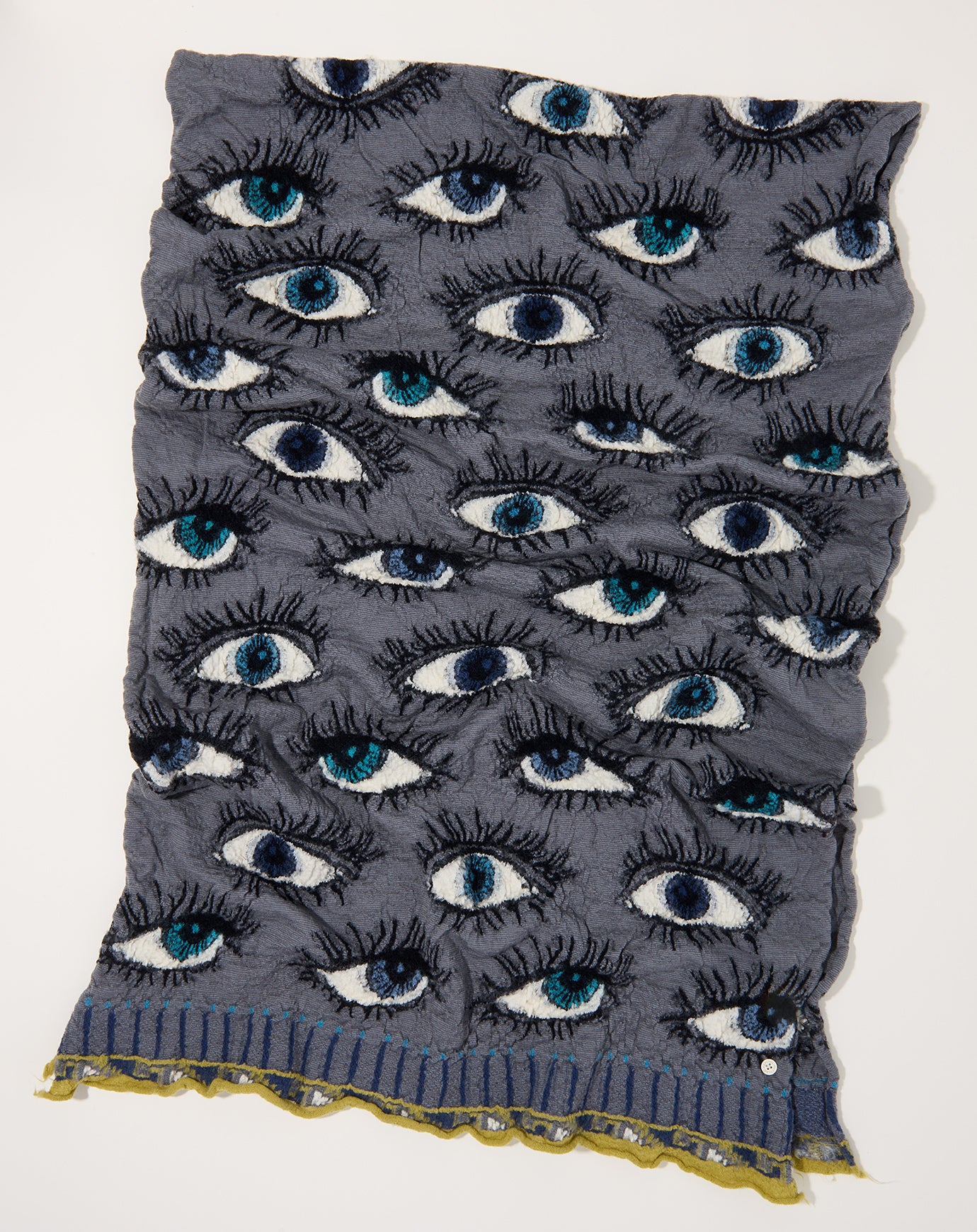 Kapital Fulling Wool SPEAKEASY Scarf in Grey