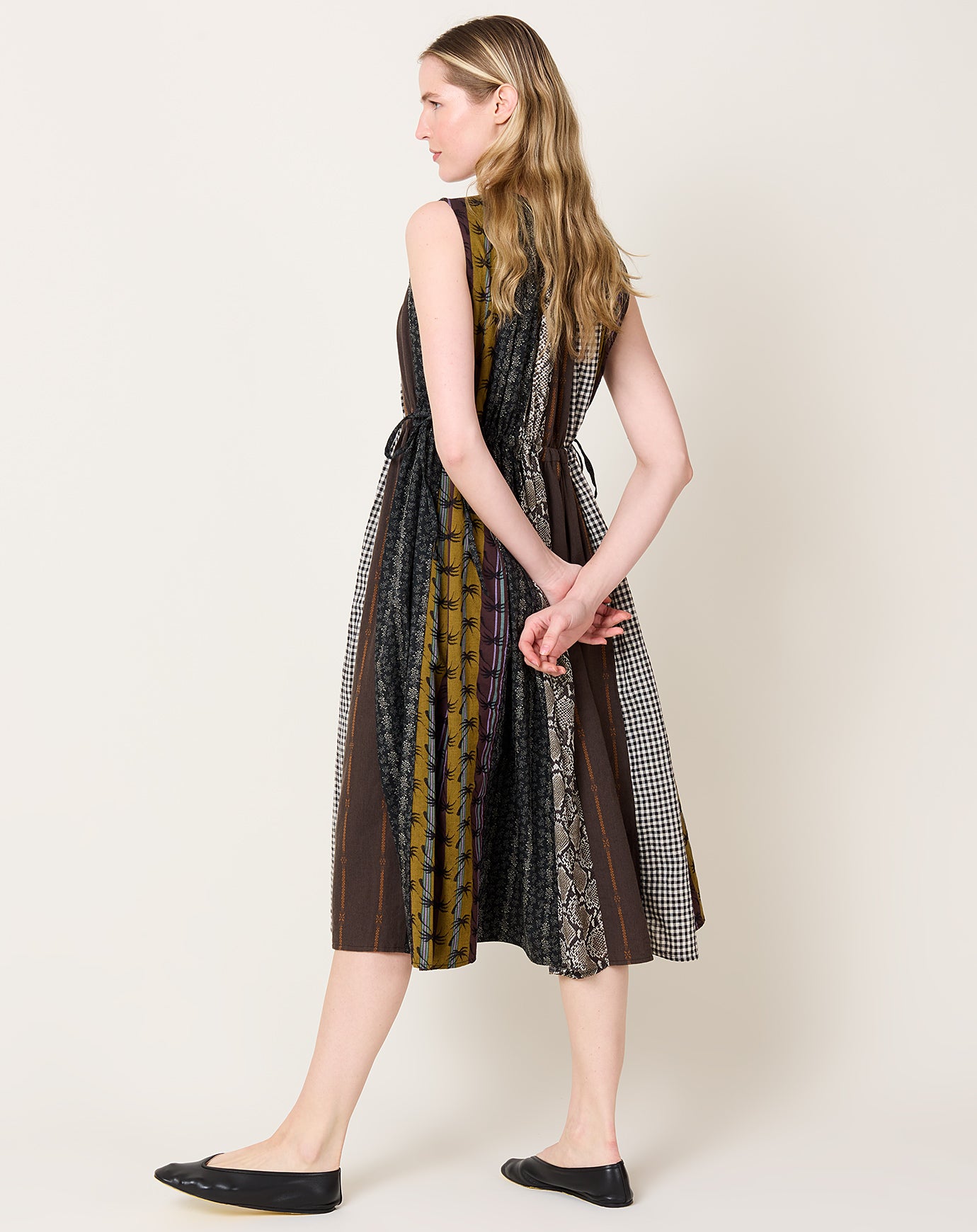 Kapital Patchwork KAHLO Dress in Black