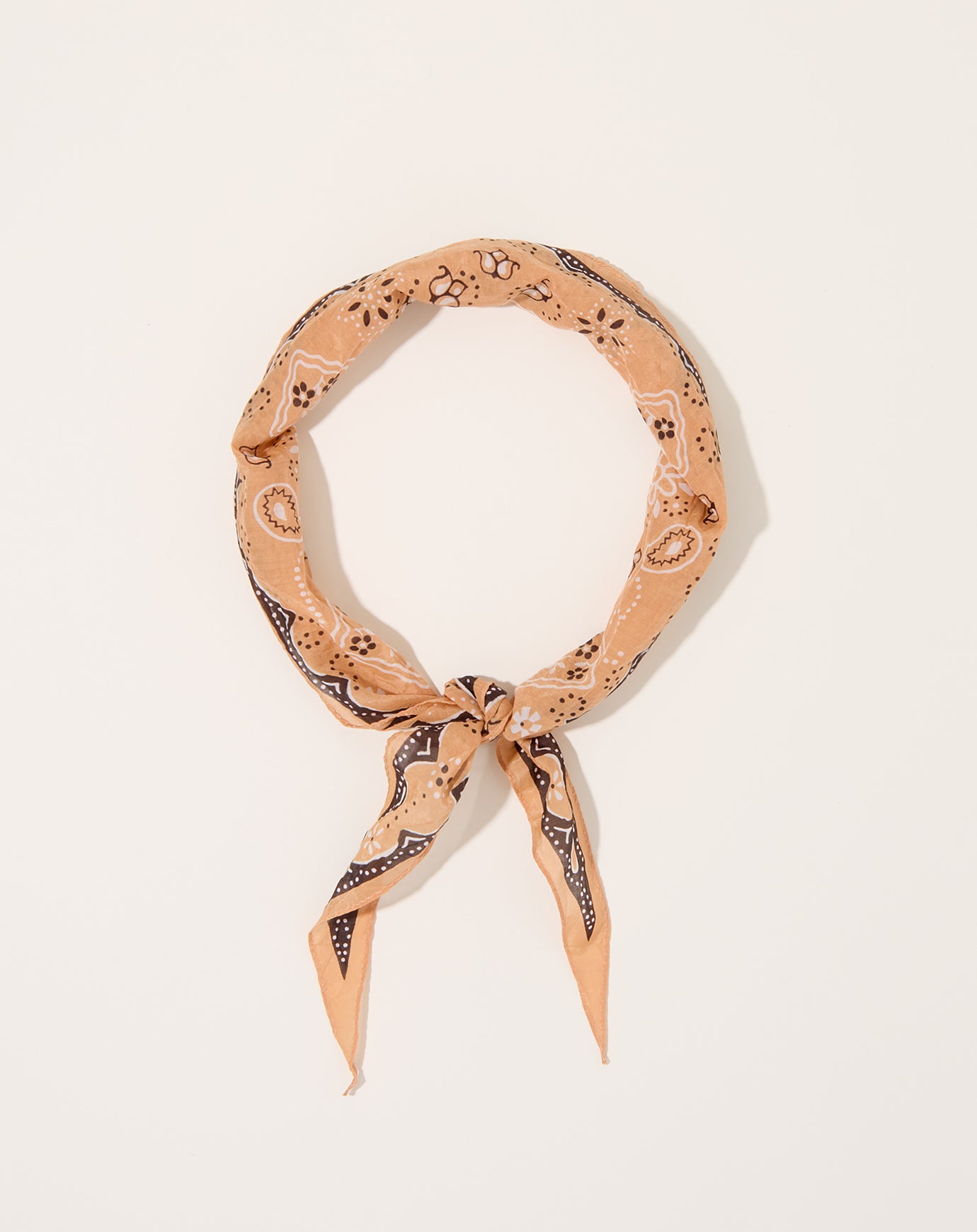 Kapital WASHER Silk Neckerchief (COOKIE) in Orange