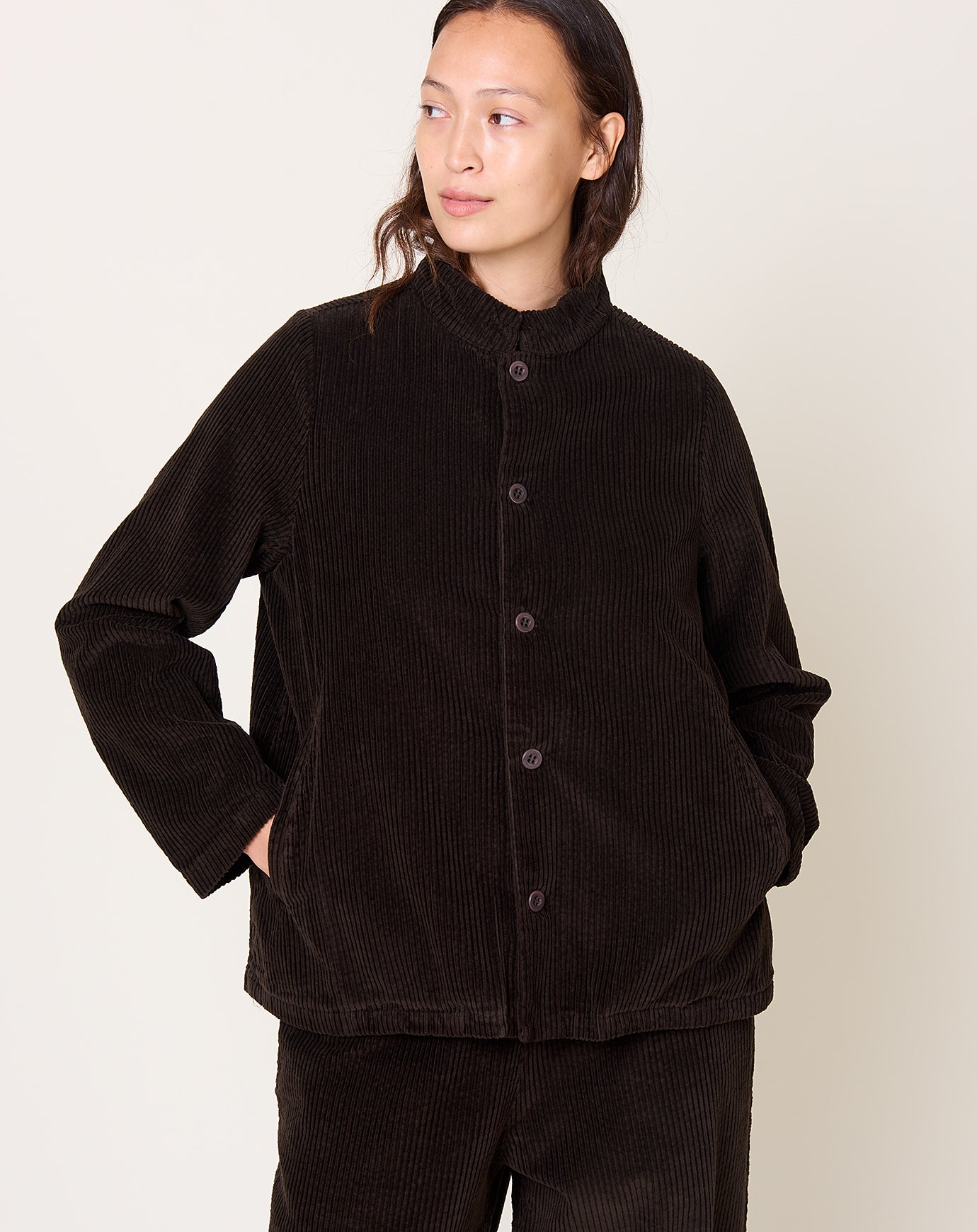 Labo.Art Pireo Jacket in Cacao Corduory