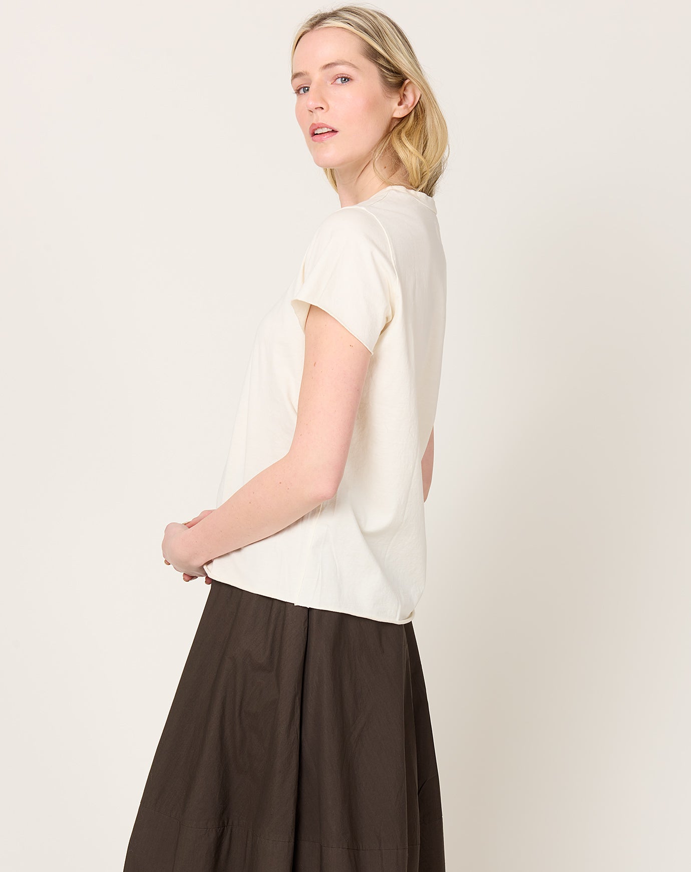 Labo.Art Rico Tee in Avorio