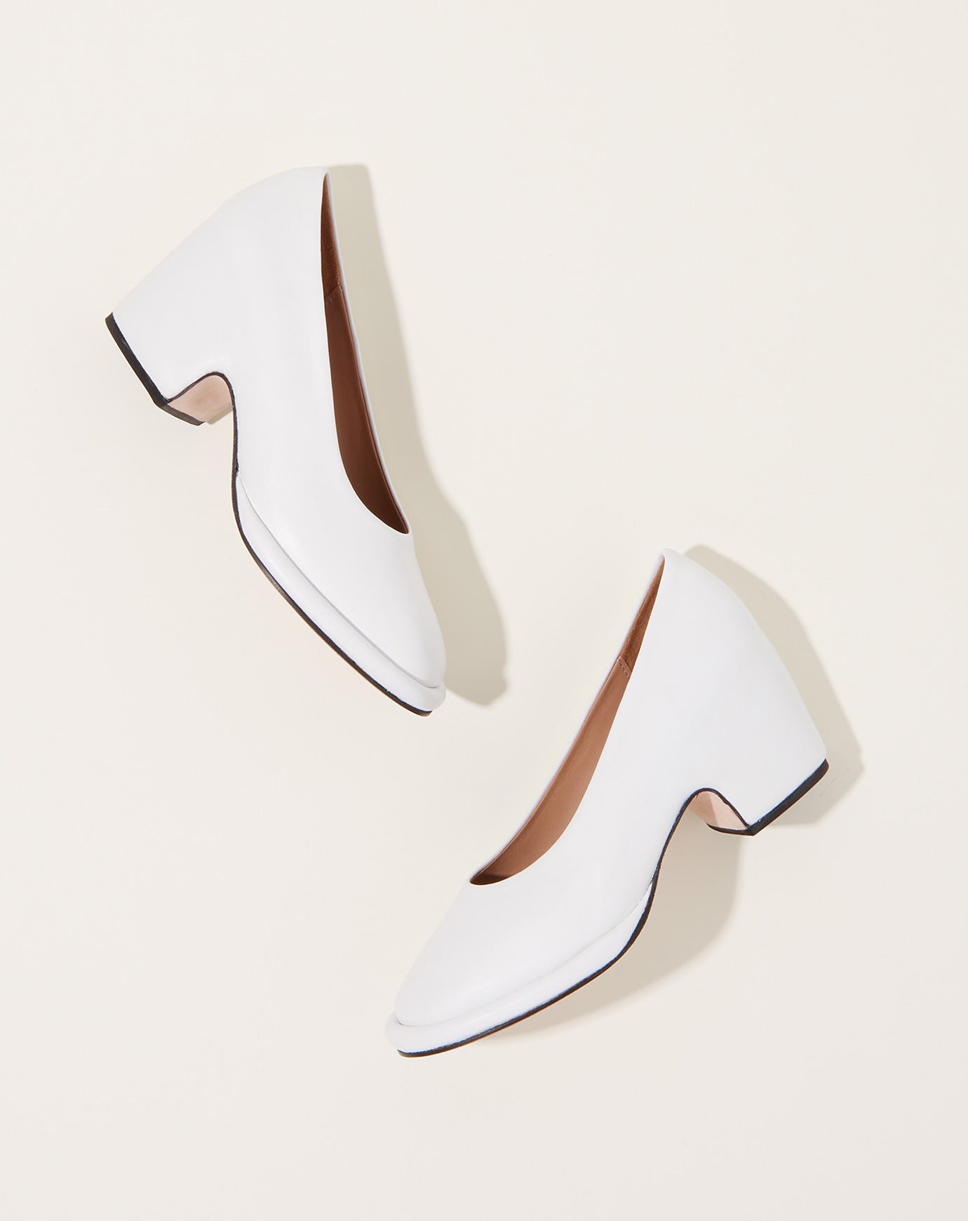 Lauren Manoogian Arch Pump in Bone