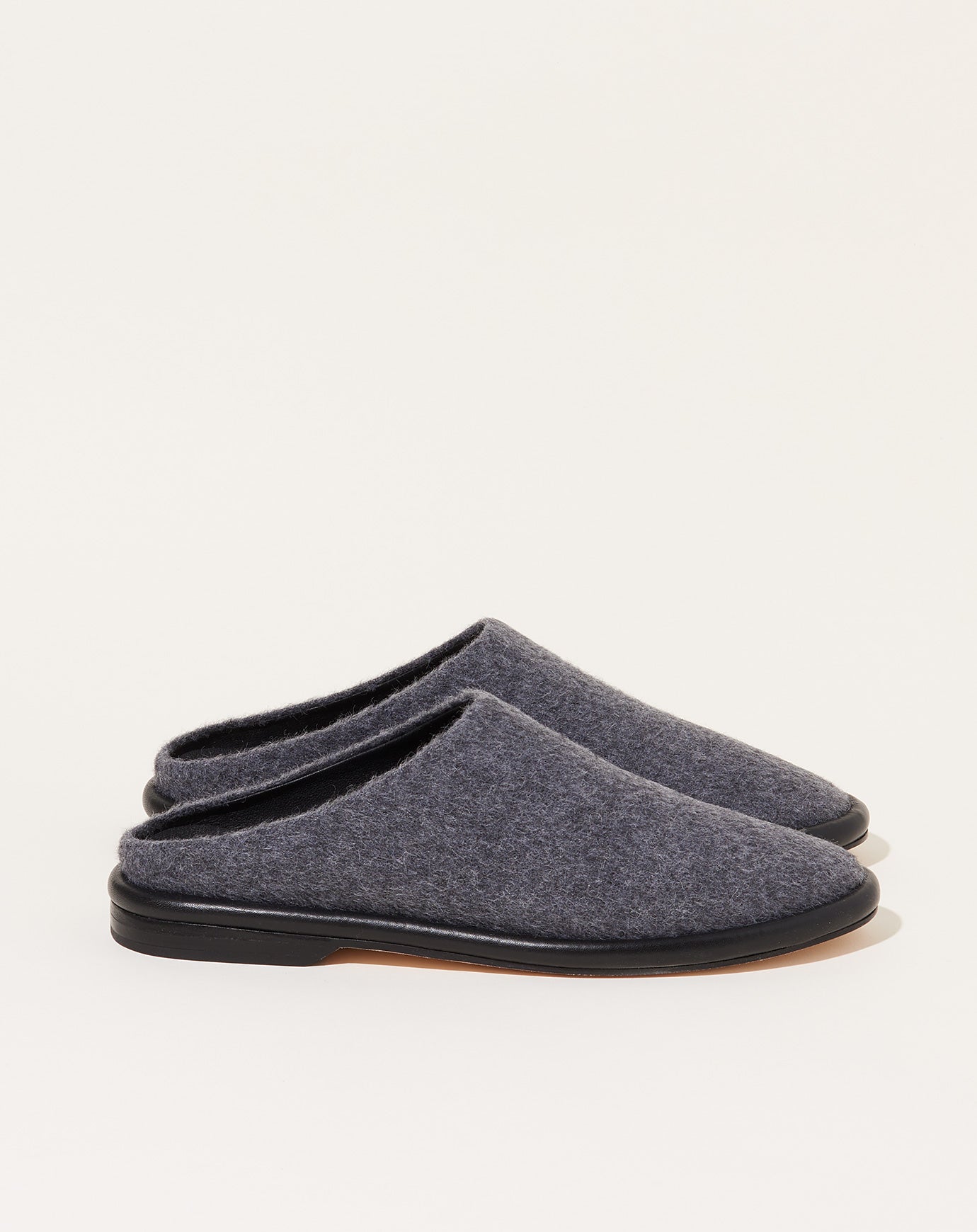 Lauren Manoogian Brushed Mule in Charcoal