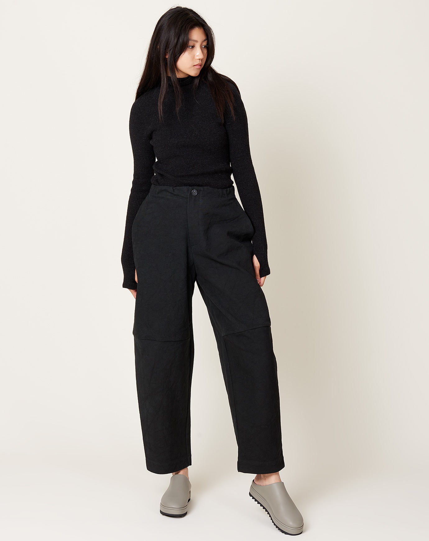 Lauren Manoogian Canvas Pants in Black