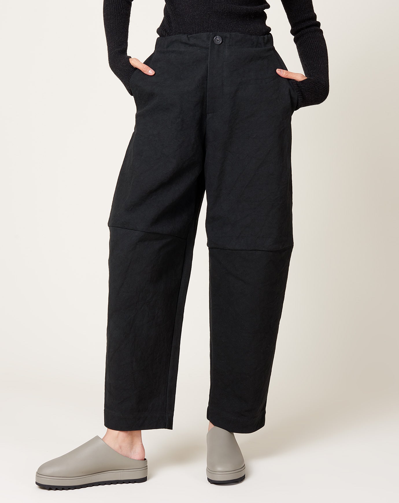 Lauren Manoogian Canvas Pants in Black