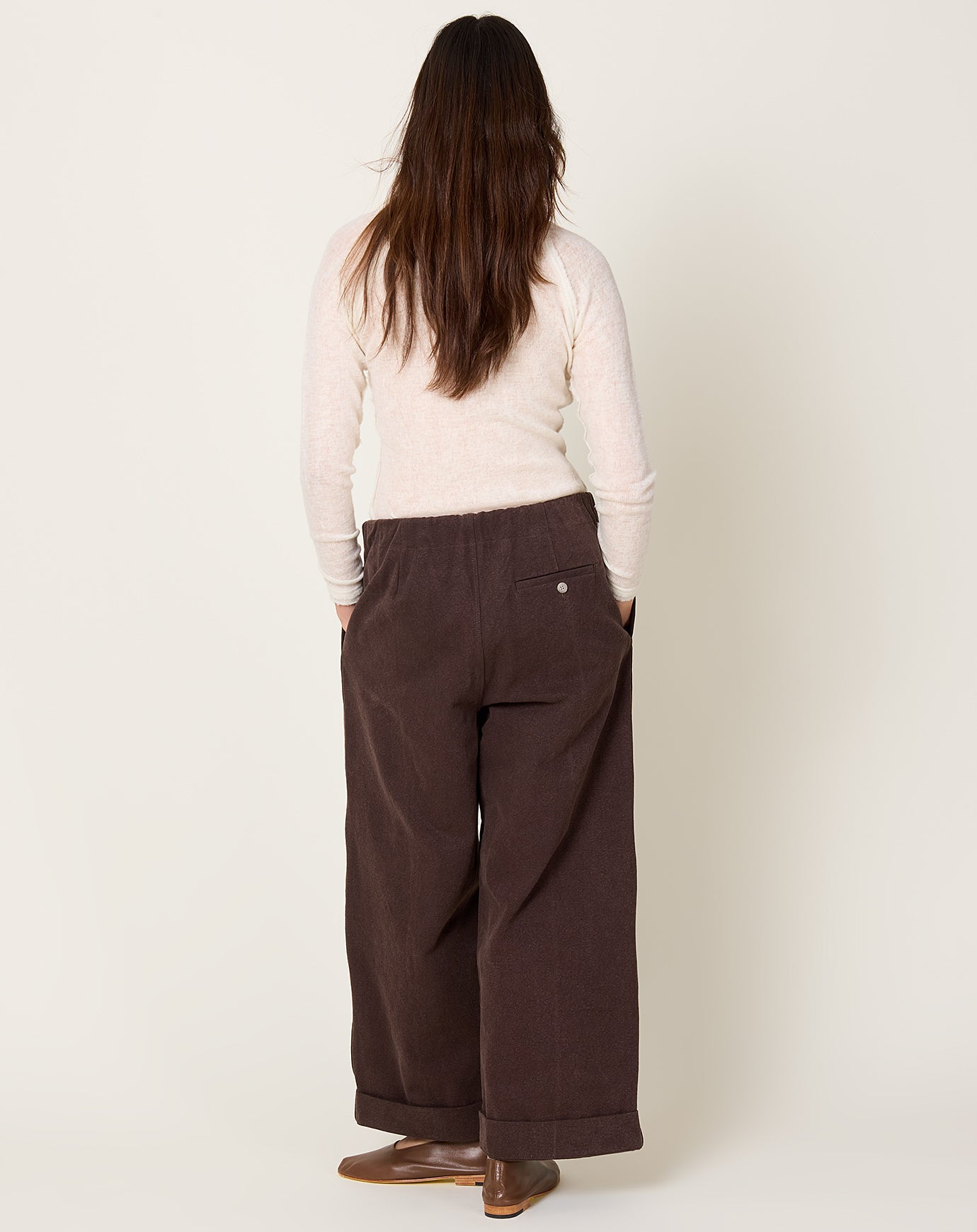 Lauren Manoogian Canvas Pant in Washed Soil