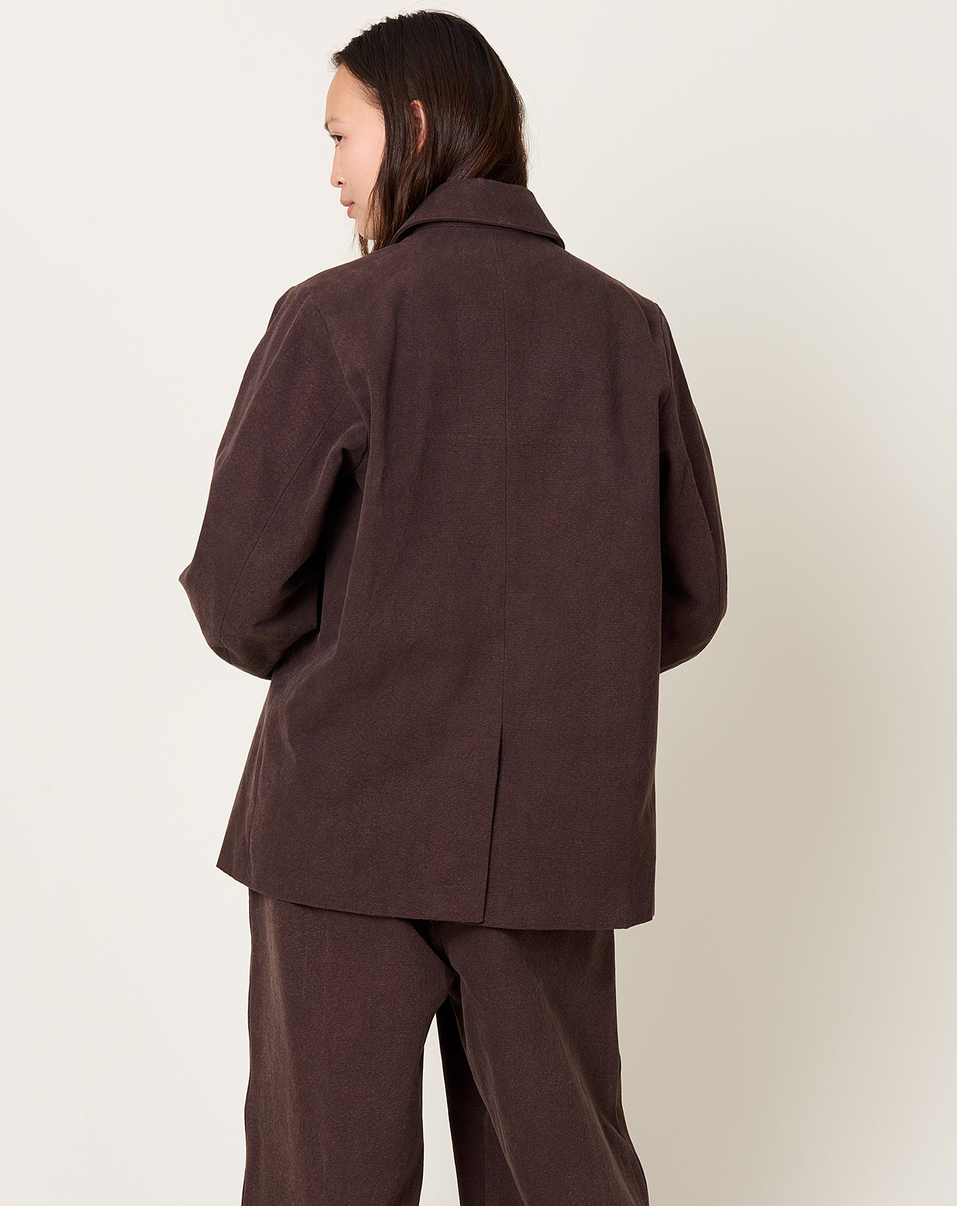 Lauren Manoogian Canvas Work Jacket in Washed Soil