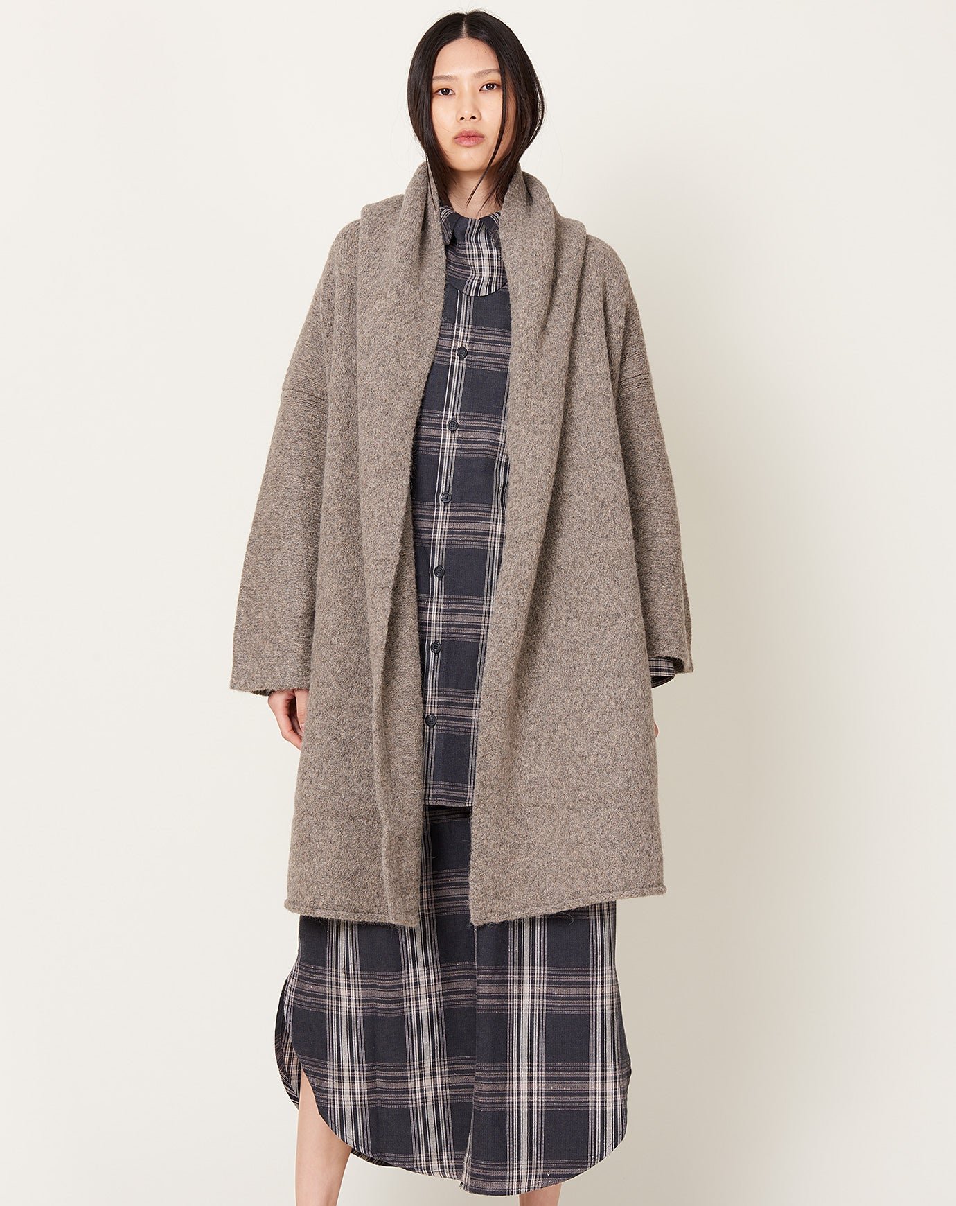 Lauren Manoogian Capote Coat in Rock