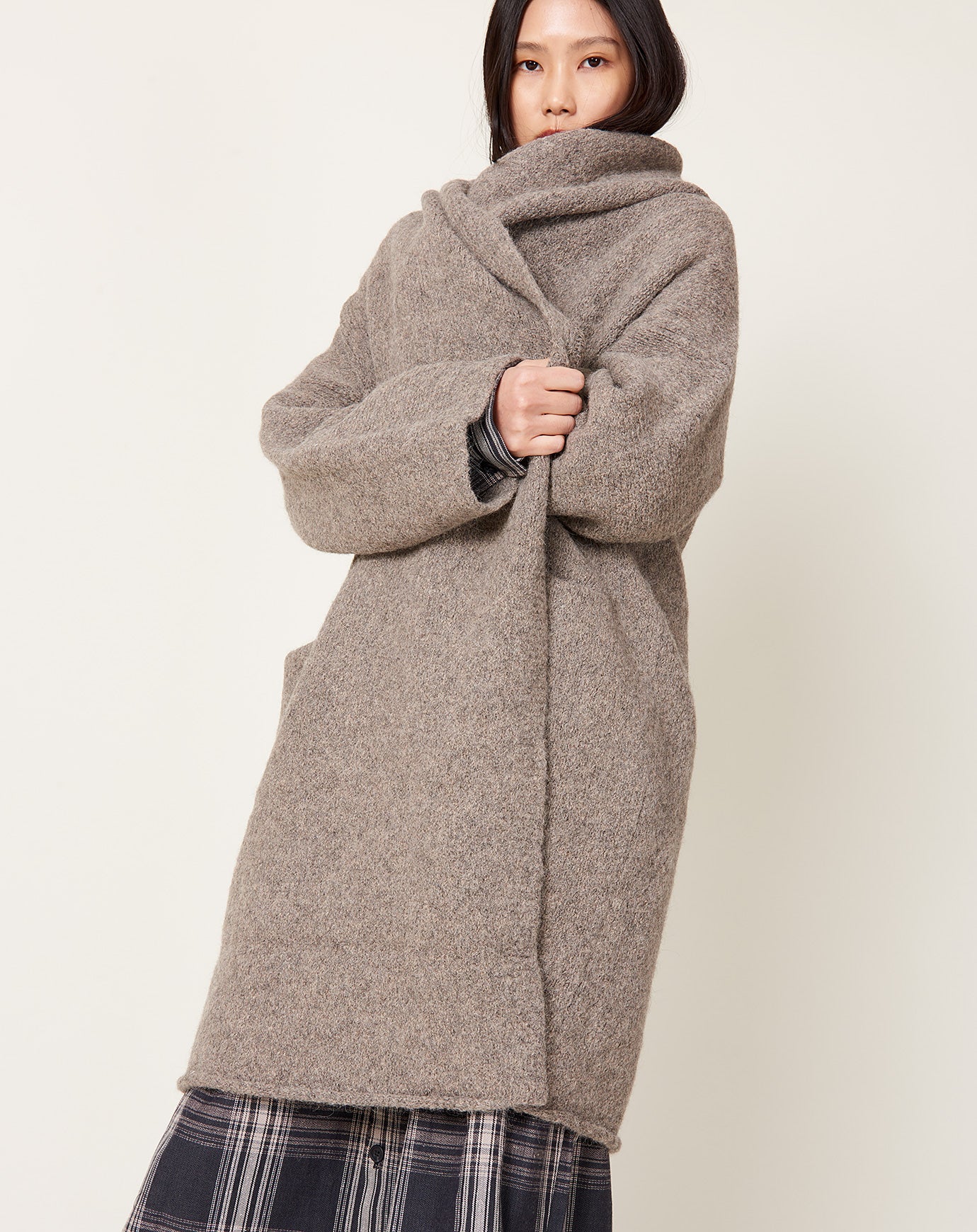 Lauren Manoogian Capote Coat in Rock