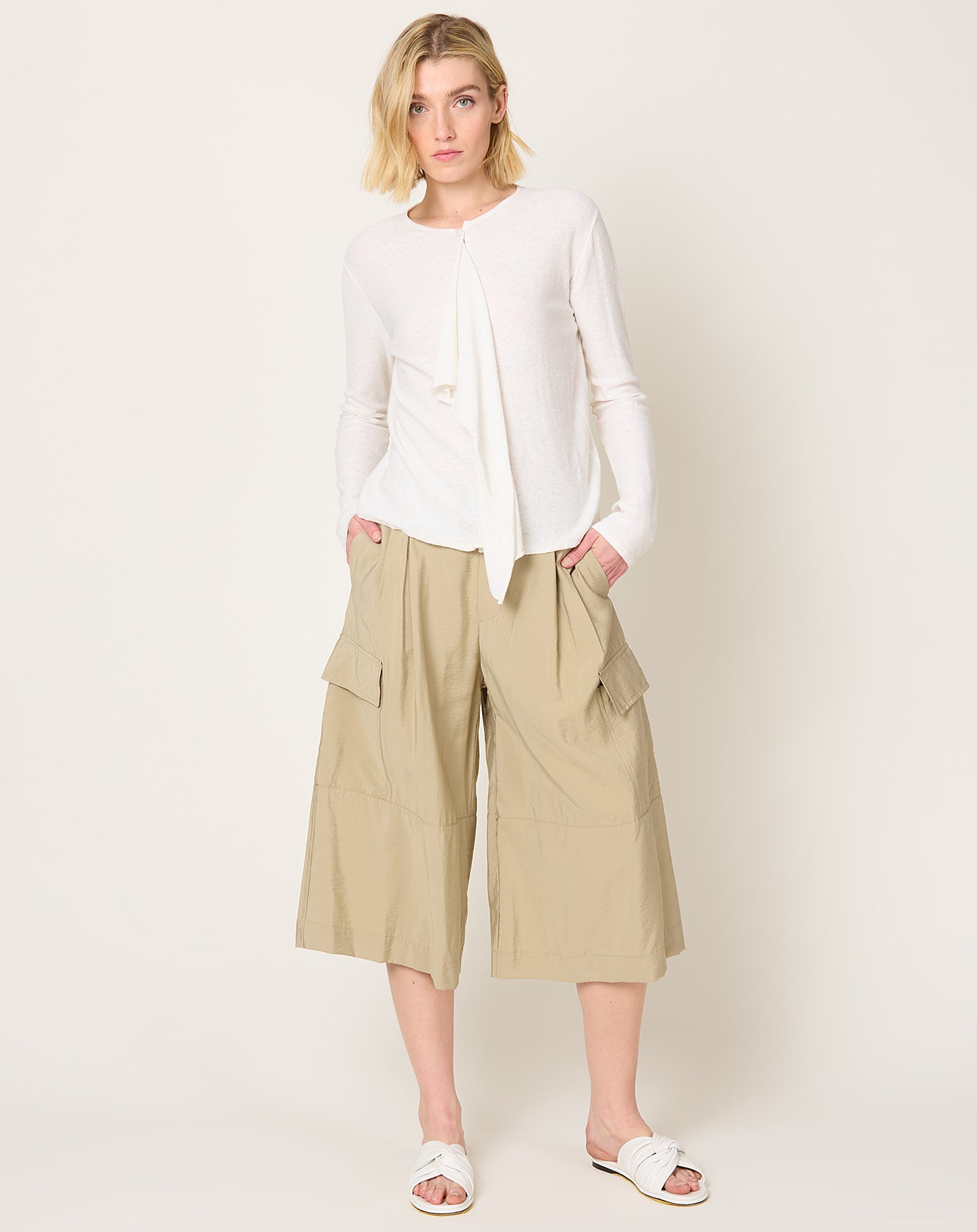 Lauren Manoogian Cargo Pants in Khaki