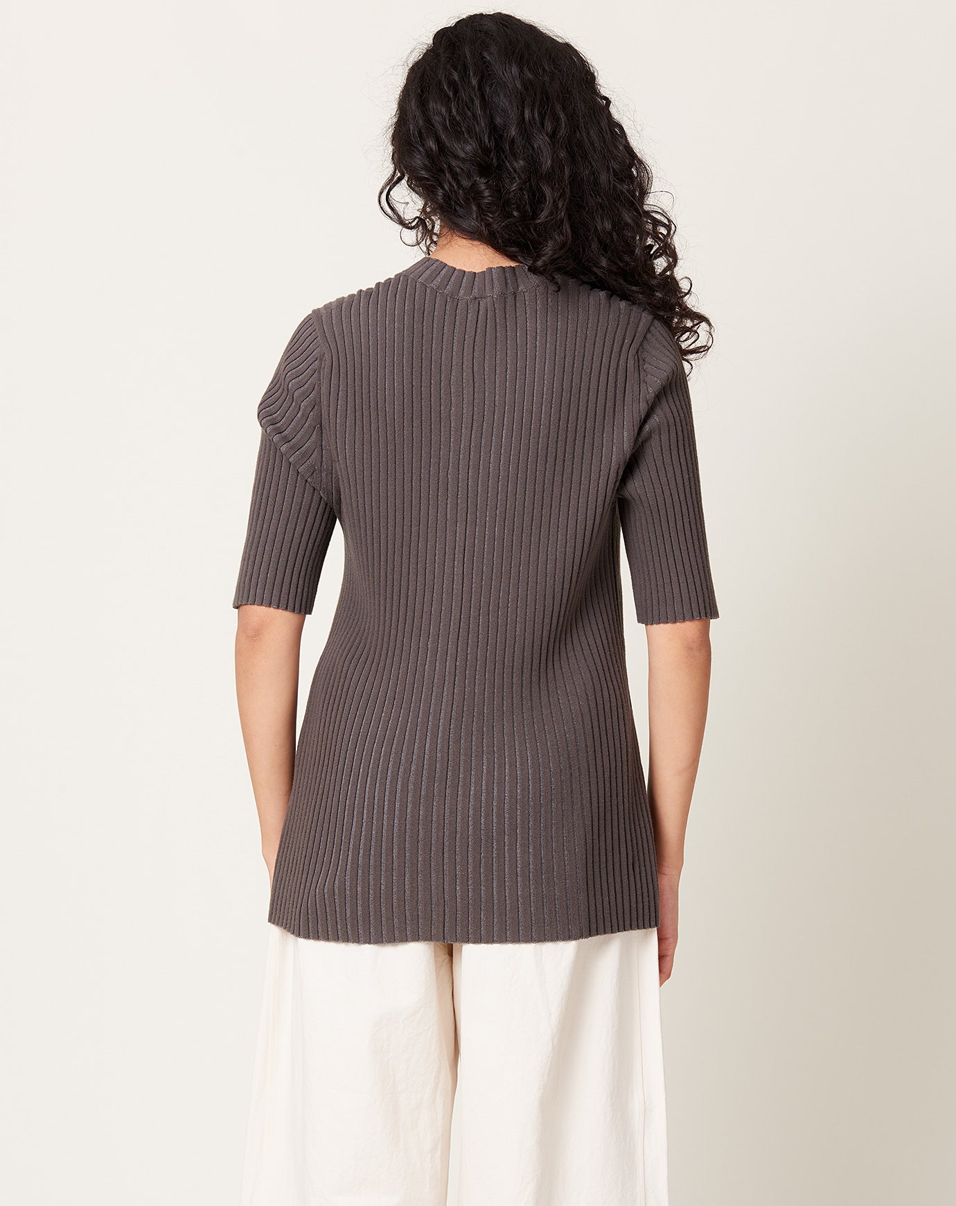 Lauren Manoogian Column Crewneck in Coal