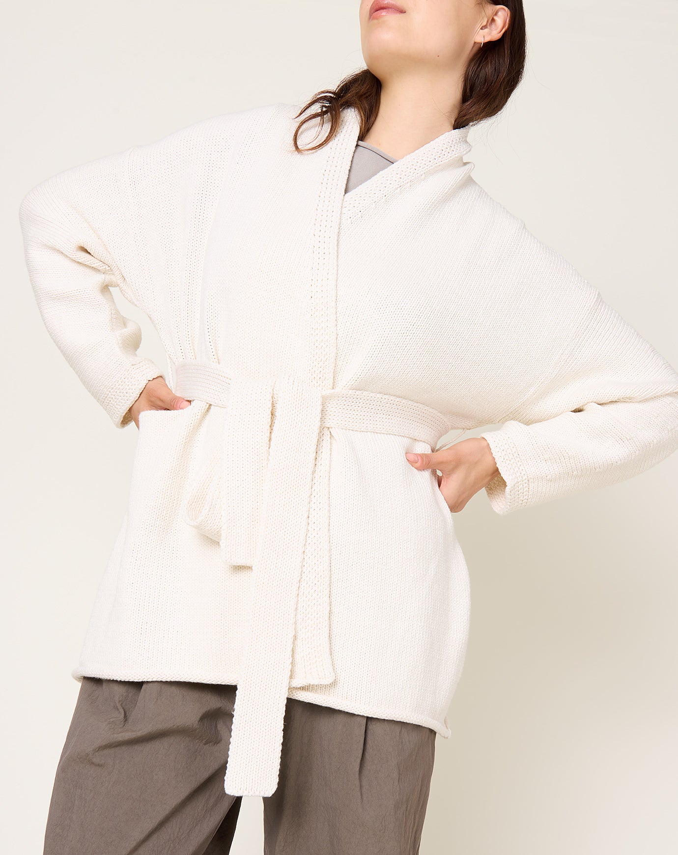 Lauren Manoogian Coto Cardigan in Bone