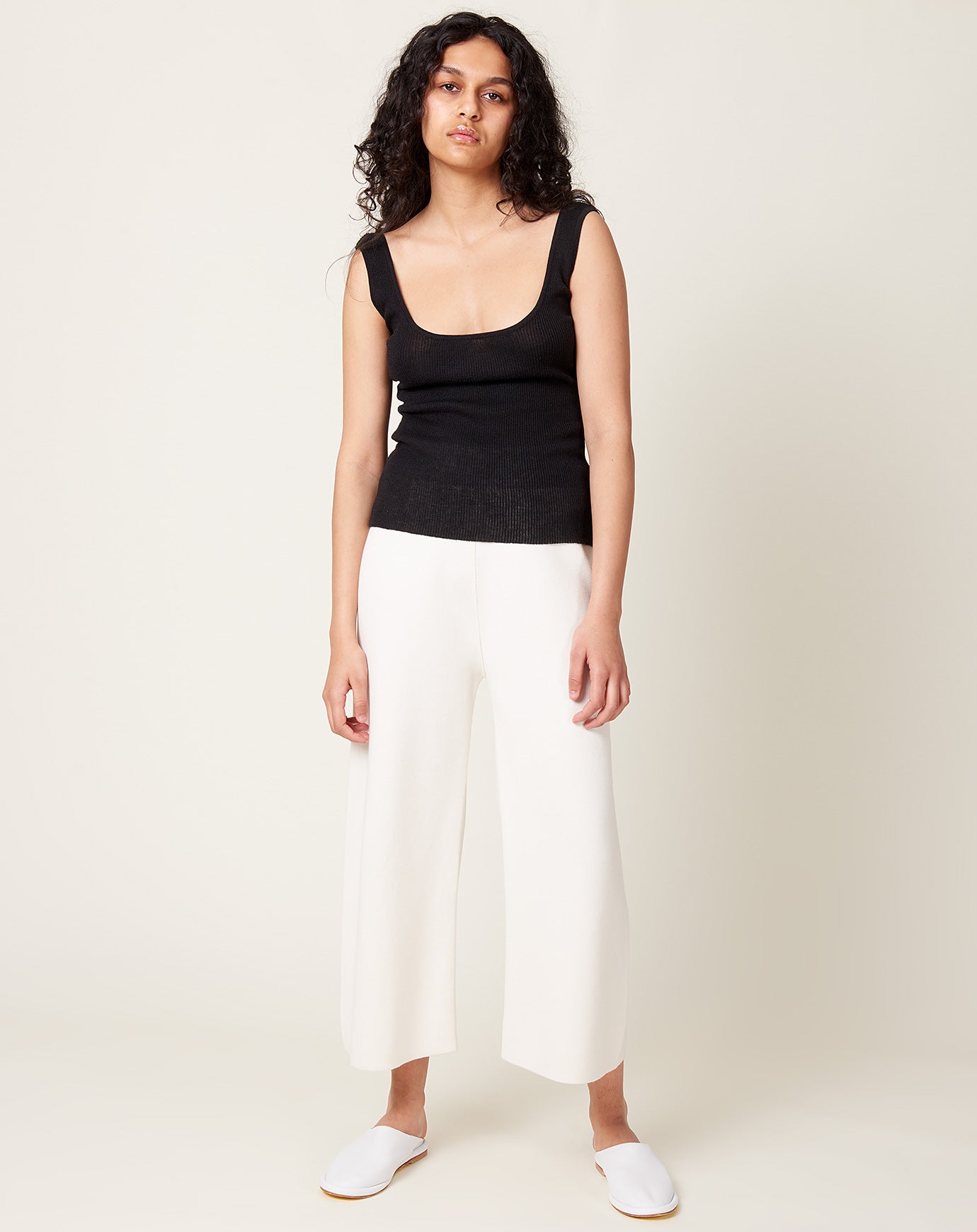 Lauren Manoogian Double Knit Pants Bone