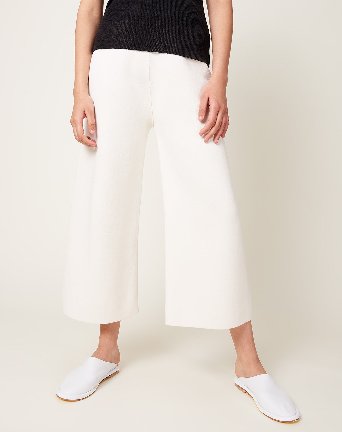 Lauren Manoogian Double Knit Pants Bone