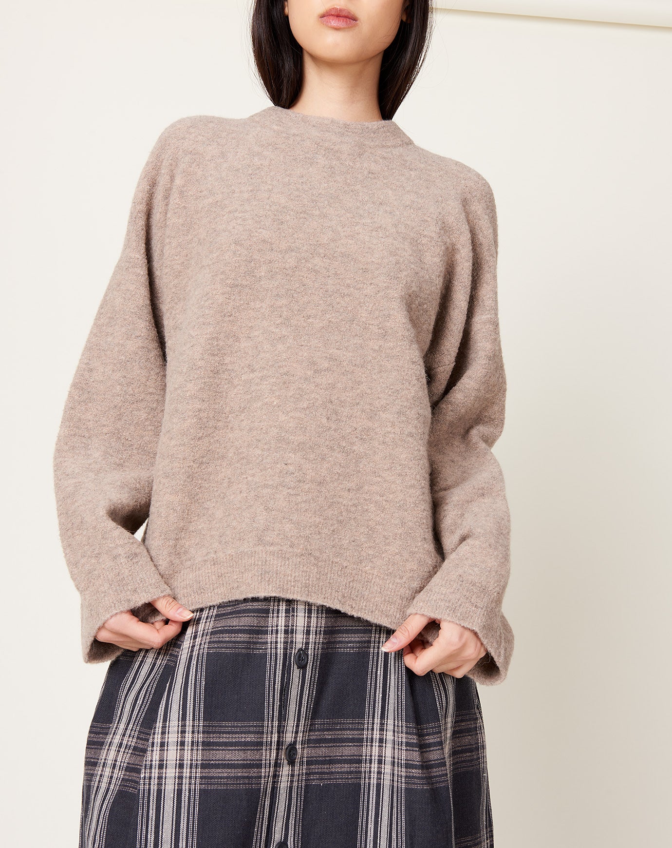 Lauren Manoogian Fleece Crewneck in Moth