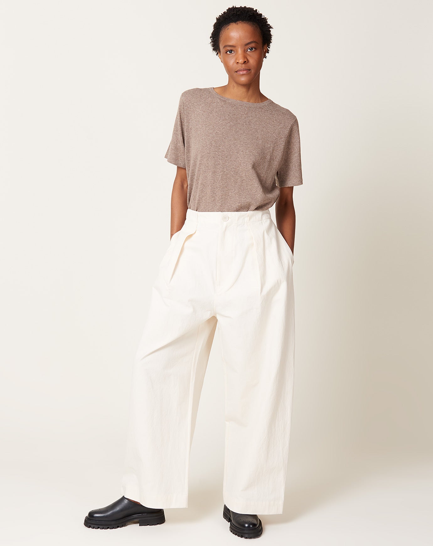 Lauren Manoogian Frame Trouser in Natural