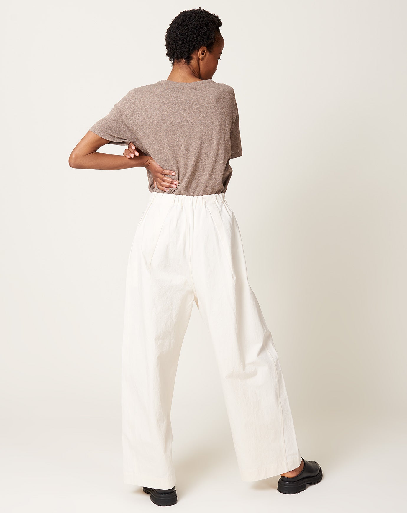 Lauren Manoogian Frame Trouser in Natural