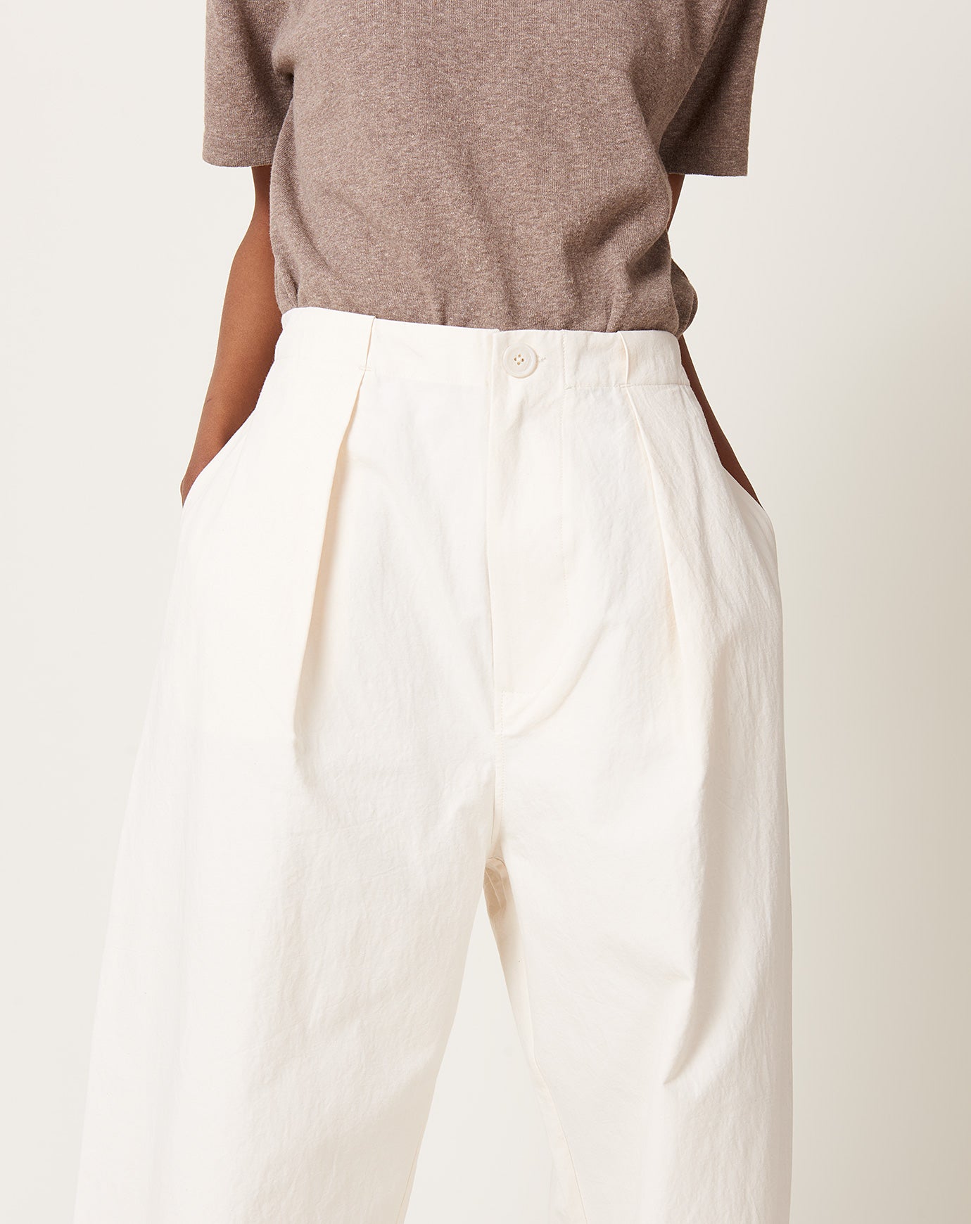 Lauren Manoogian Frame Trouser in Natural