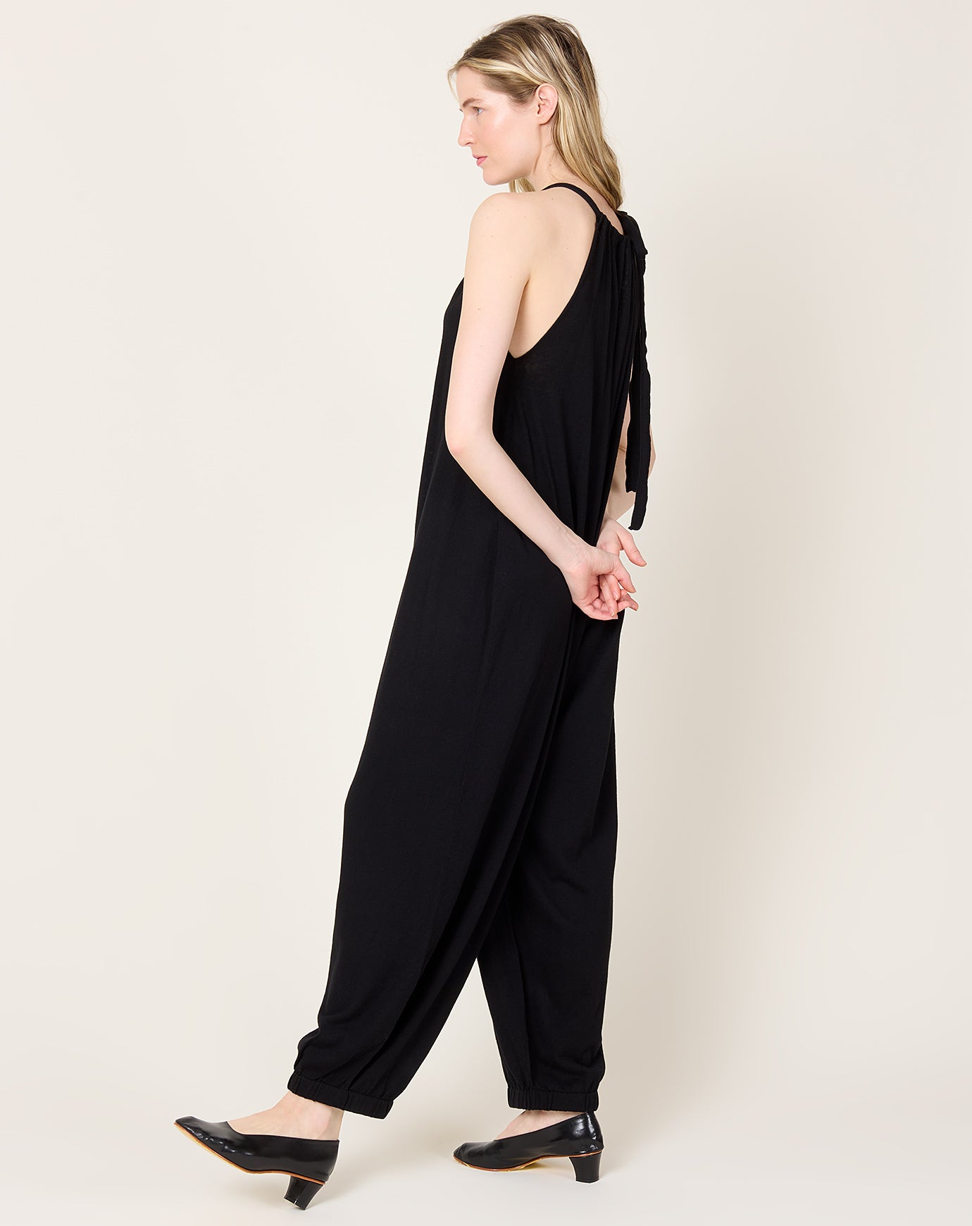 Lauren Manoogian Gather Jumpsuit in Black