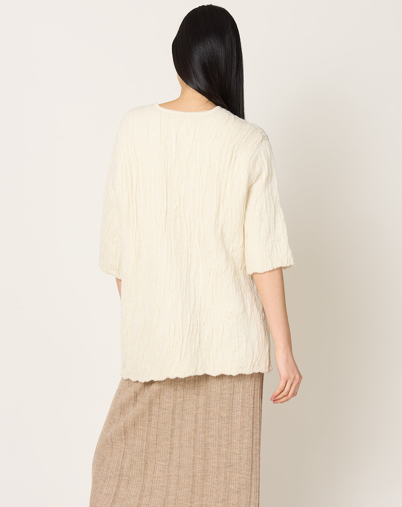 Lauren Manoogian Gauze Pullover in Raw White