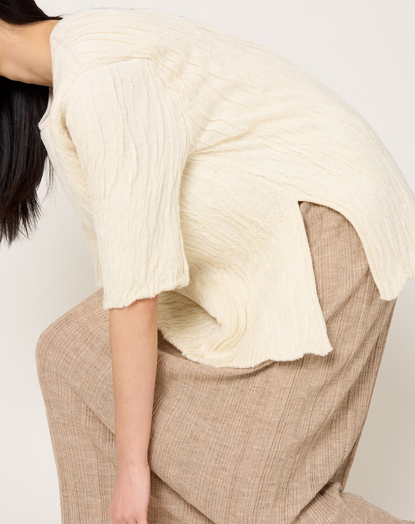 Lauren Manoogian Gauze Pullover in Raw White