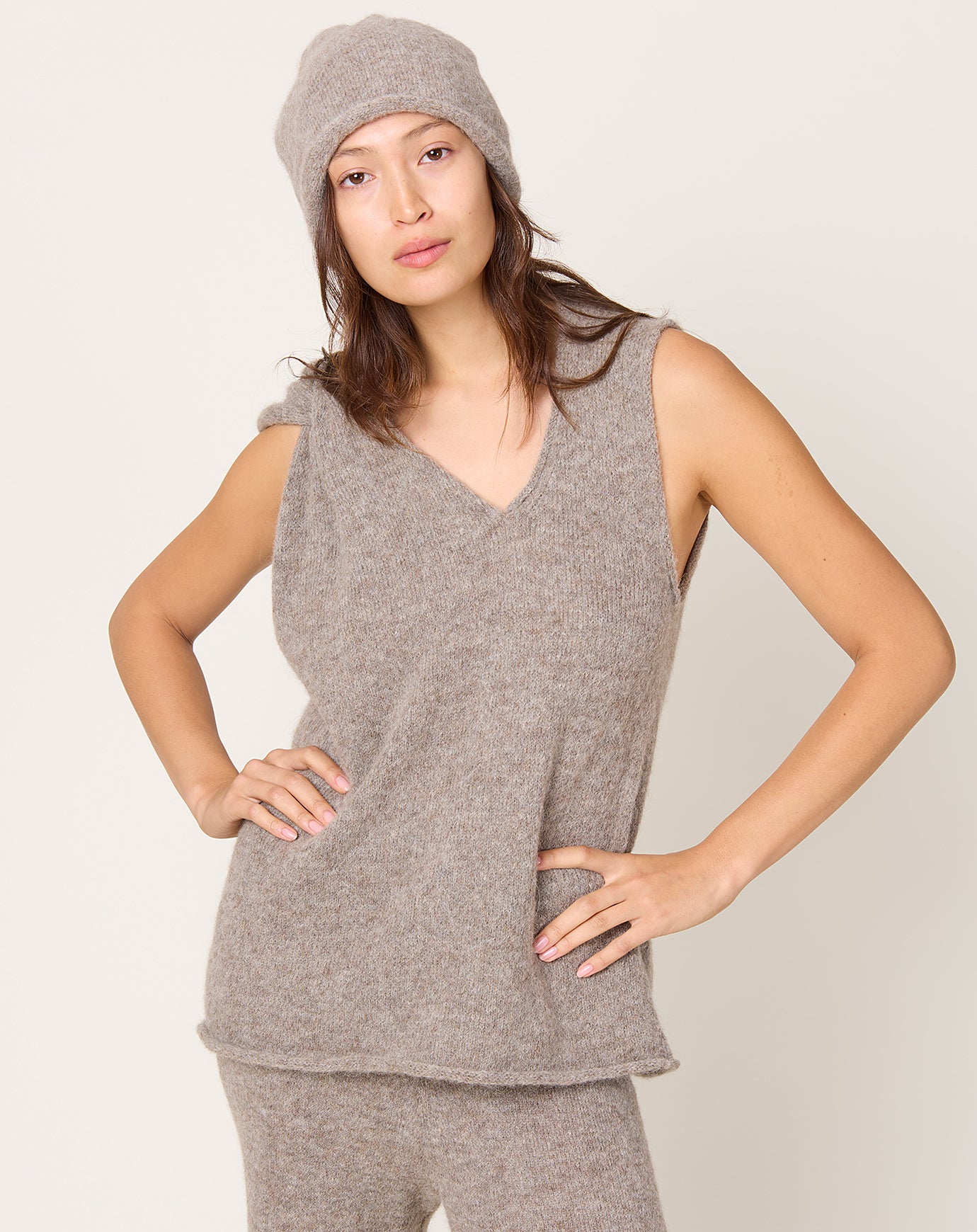 Lauren Manoogian Knot Beanie in Burl