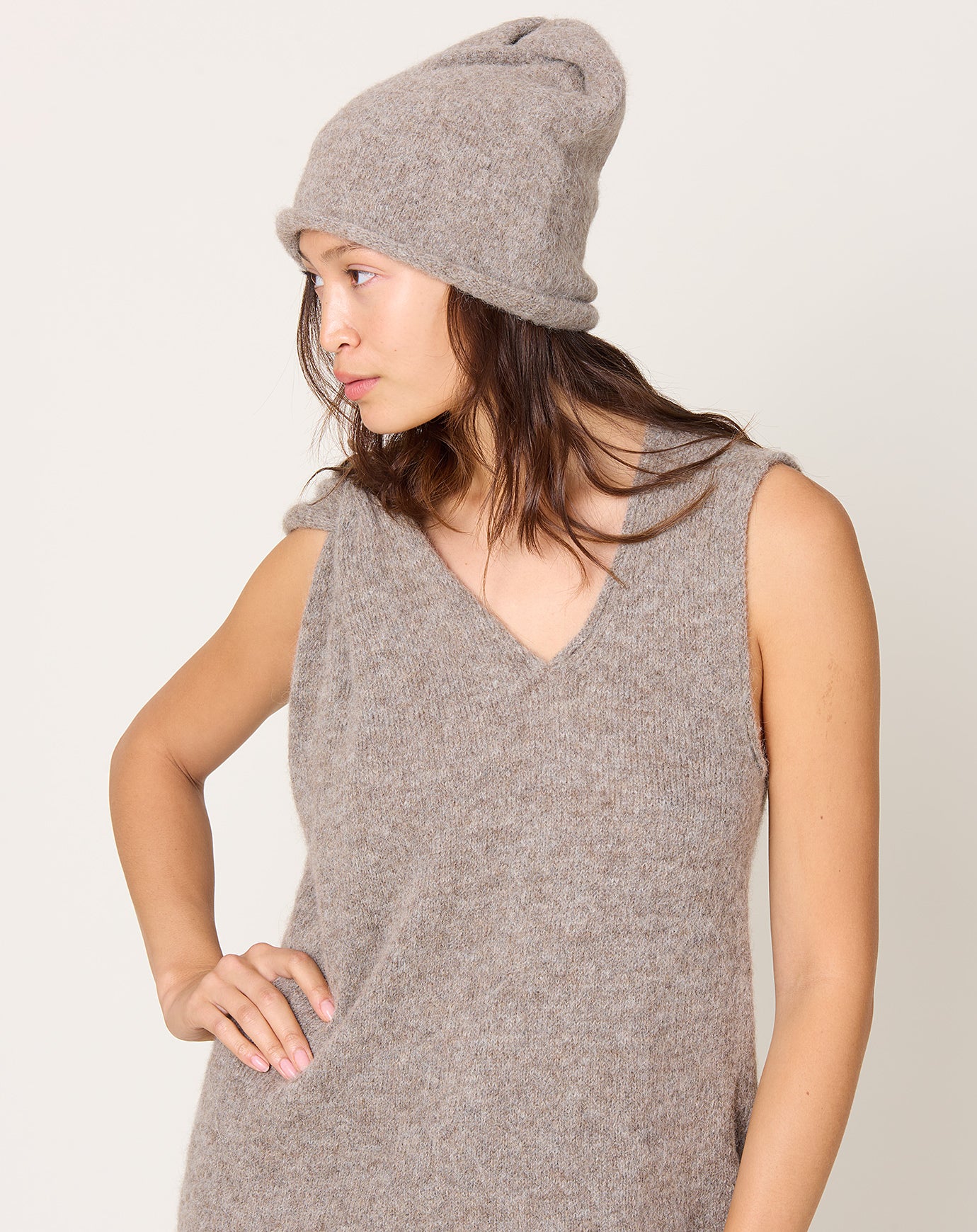 Lauren Manoogian Knot Beanie in Burl